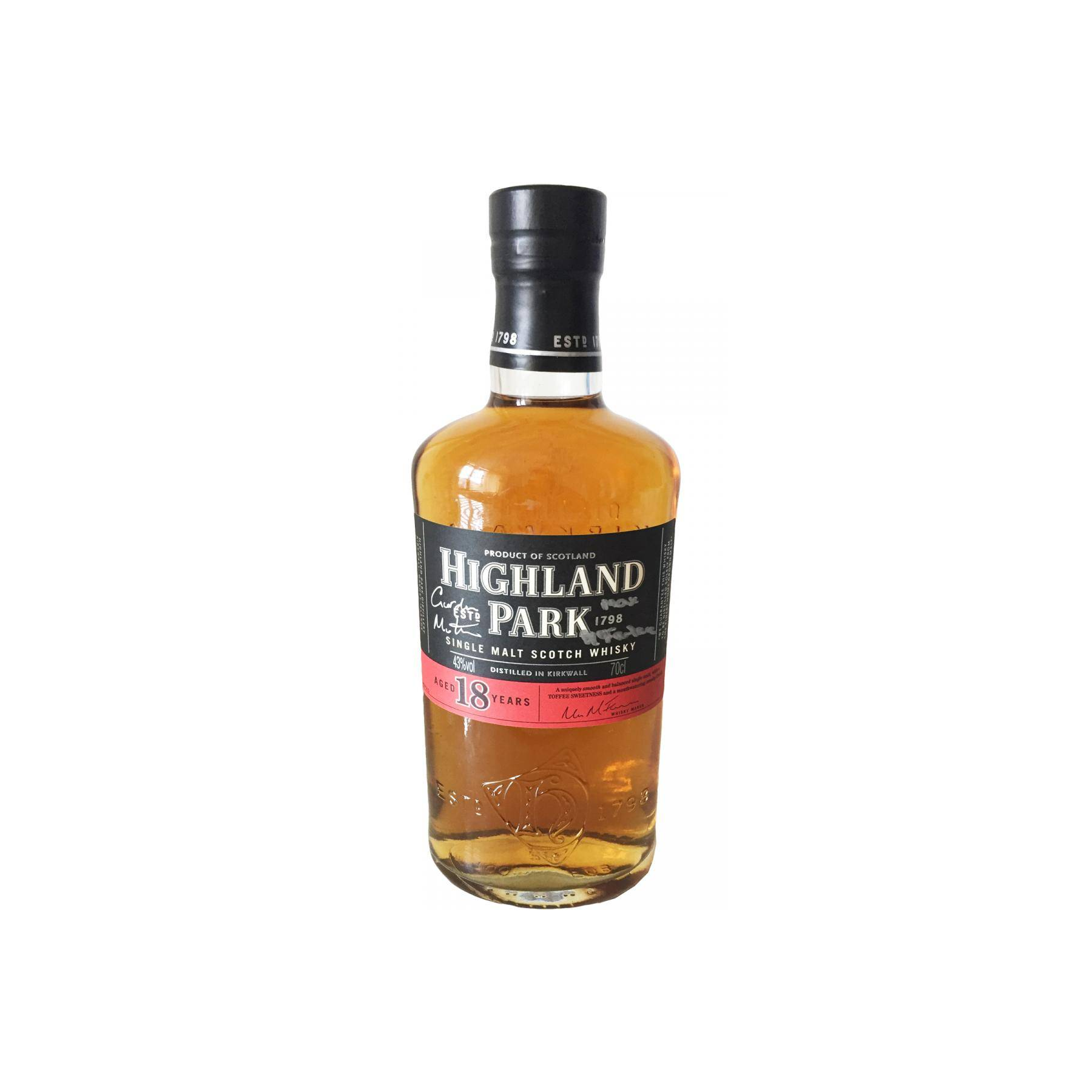 Highland Park 18 Years Single Malt Whisky