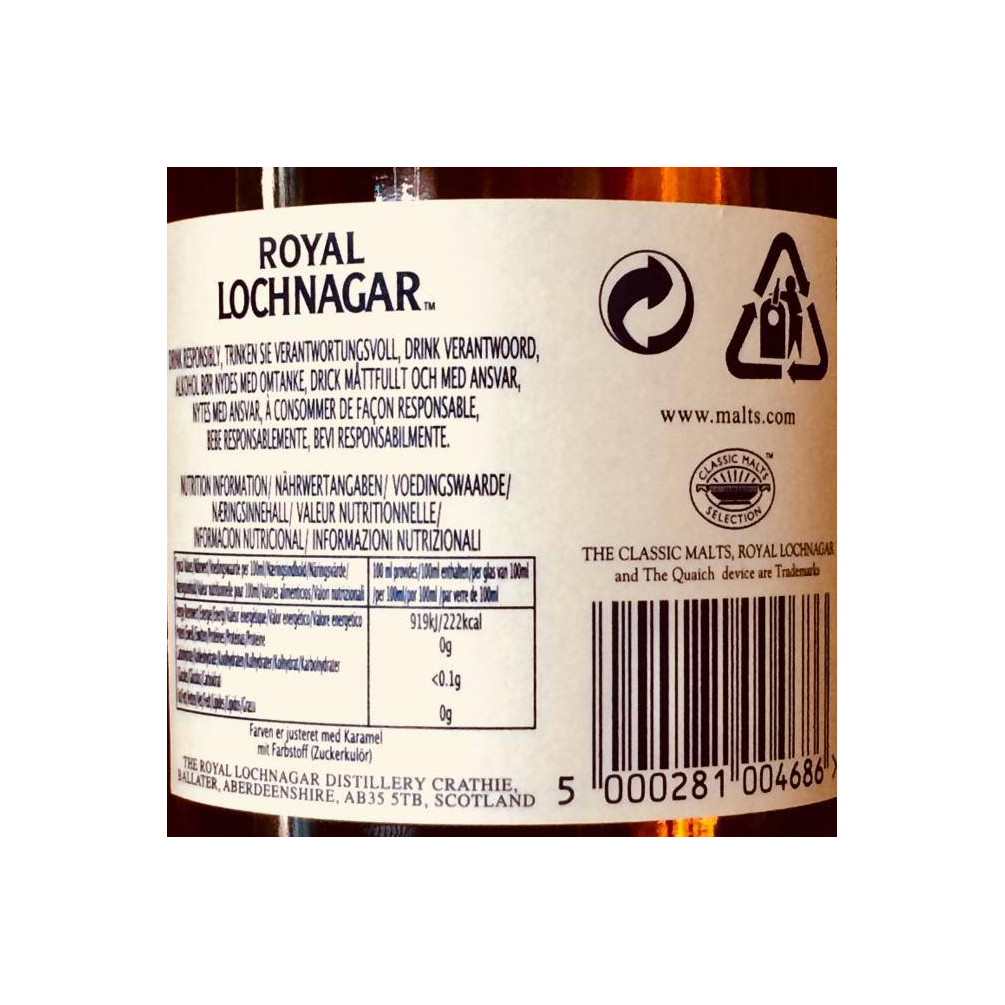 Royal Lochnagar 12 Years Single Malt Whisky 2