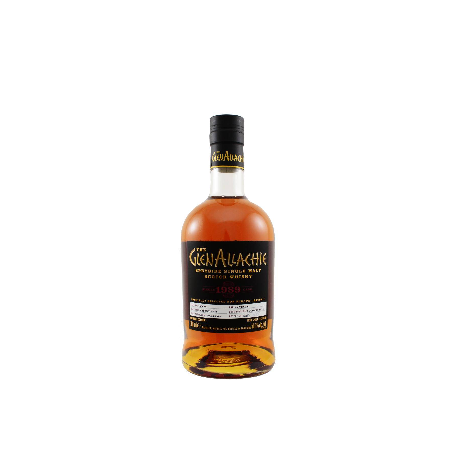 The GlenAllachie 1989 29 Years Single Malt Whisky