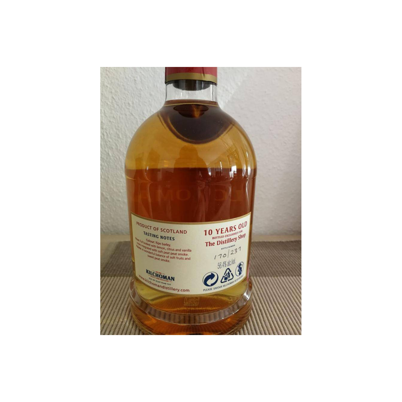 Kilchoman 2008 10 Years Single Malt Whisky 3