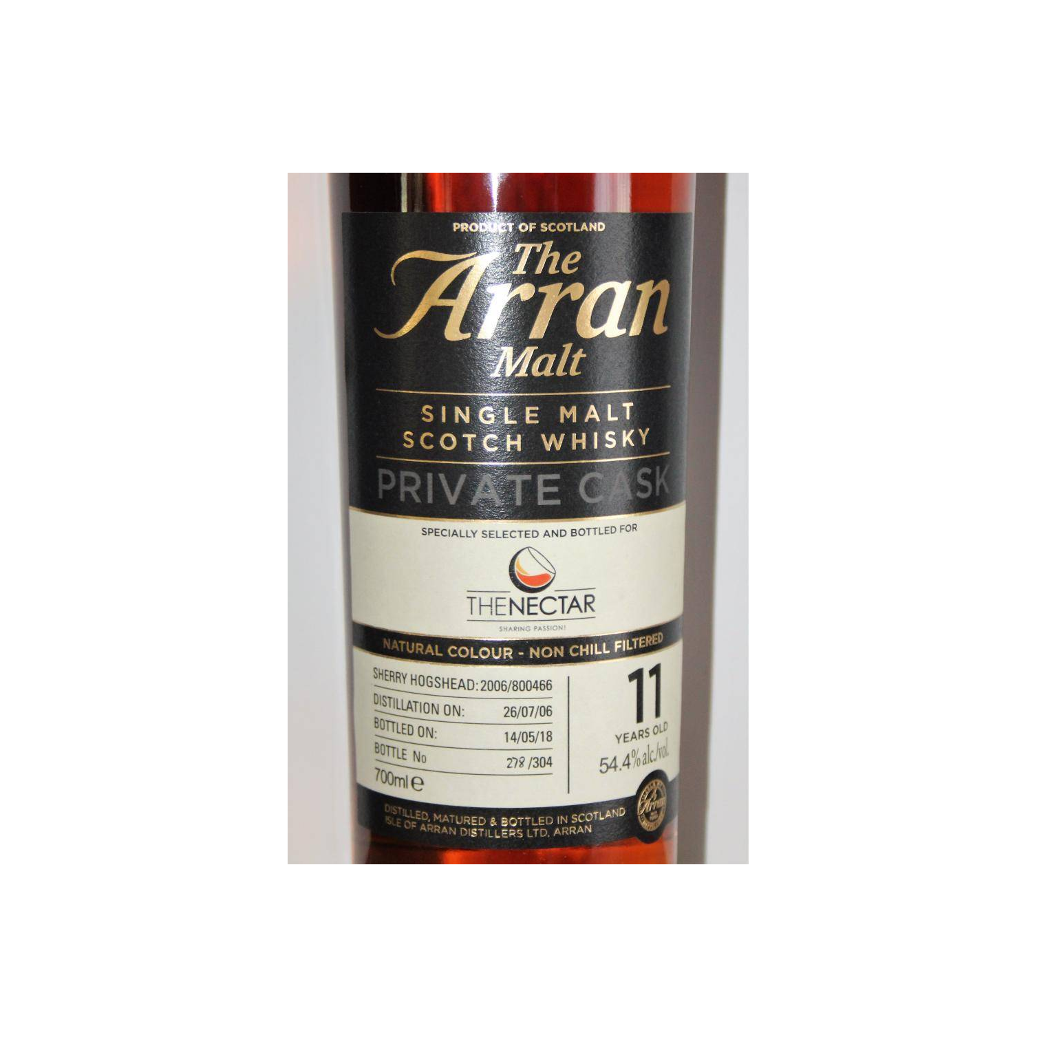 Arran Private Cask 2006 11 Years Single Malt Whisky 2