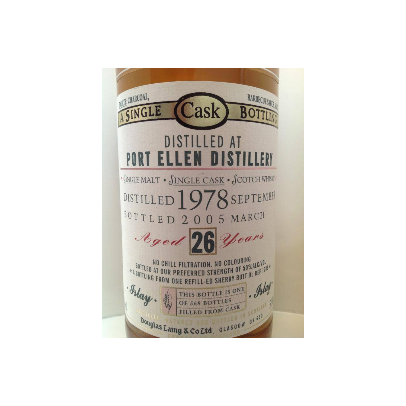 Port Ellen Old Malt Cask 1978 26 Years Single Malt Whisky 3
