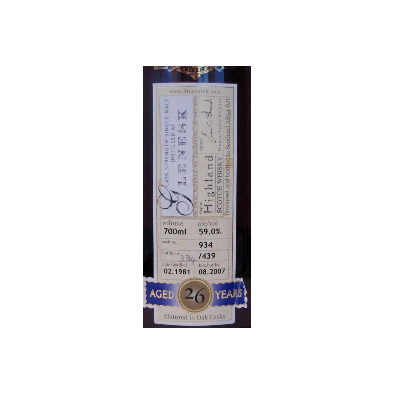 The Scotch Malt Whisky Society Rare Auld 1981 26 Years Single Malt Whisky 2