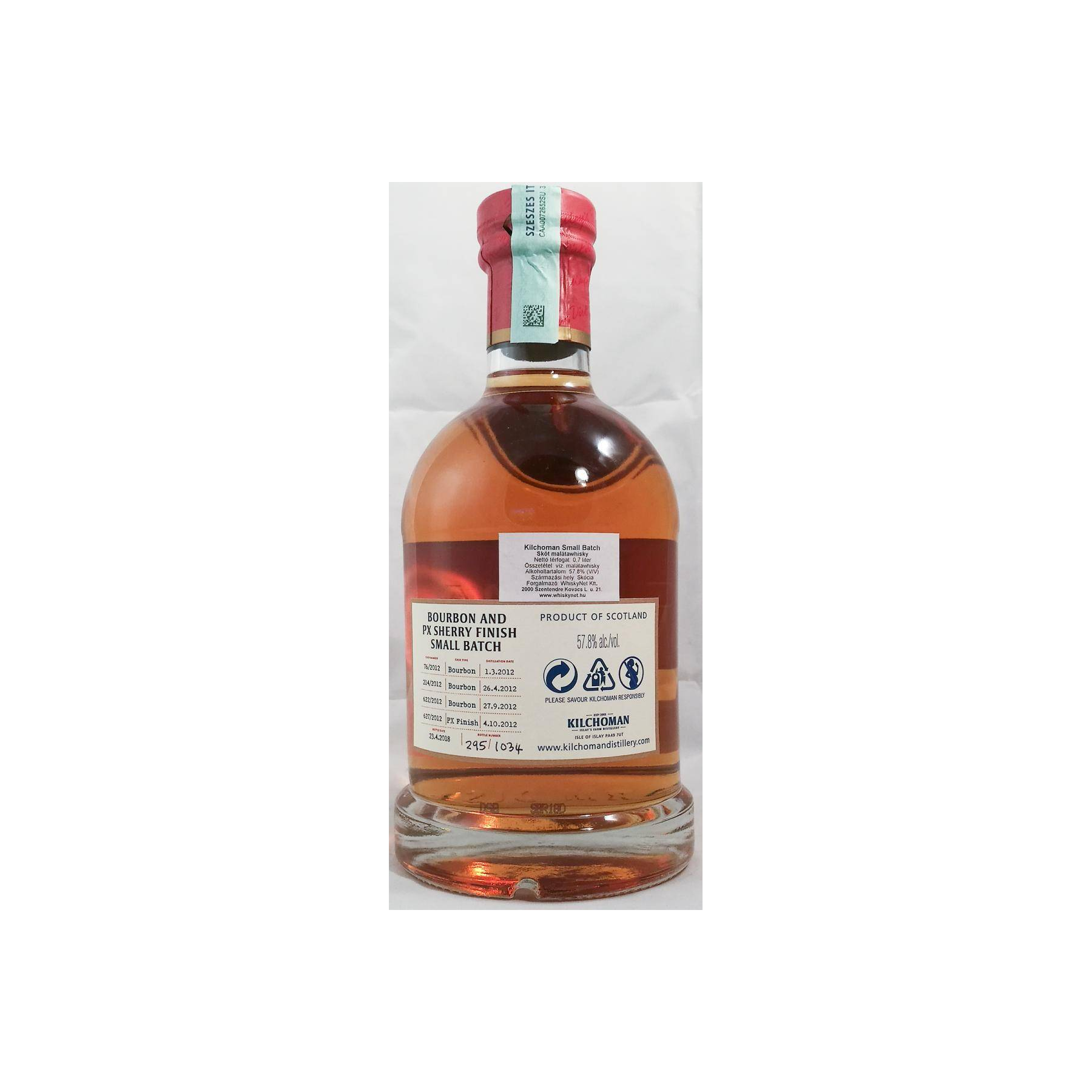 Kilchoman 2012 5 Years Single Malt Whisky 2