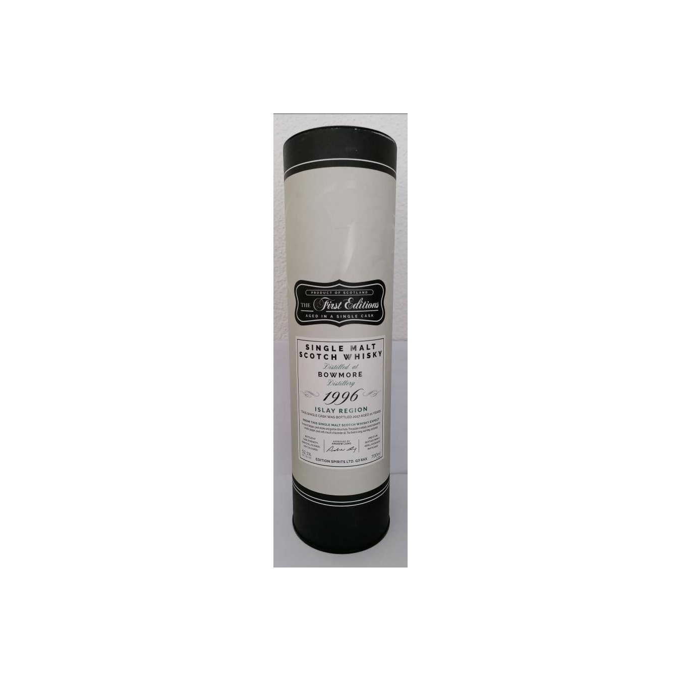 Bowmore The First Editions 1996 21 Years Single Malt Whisky 3