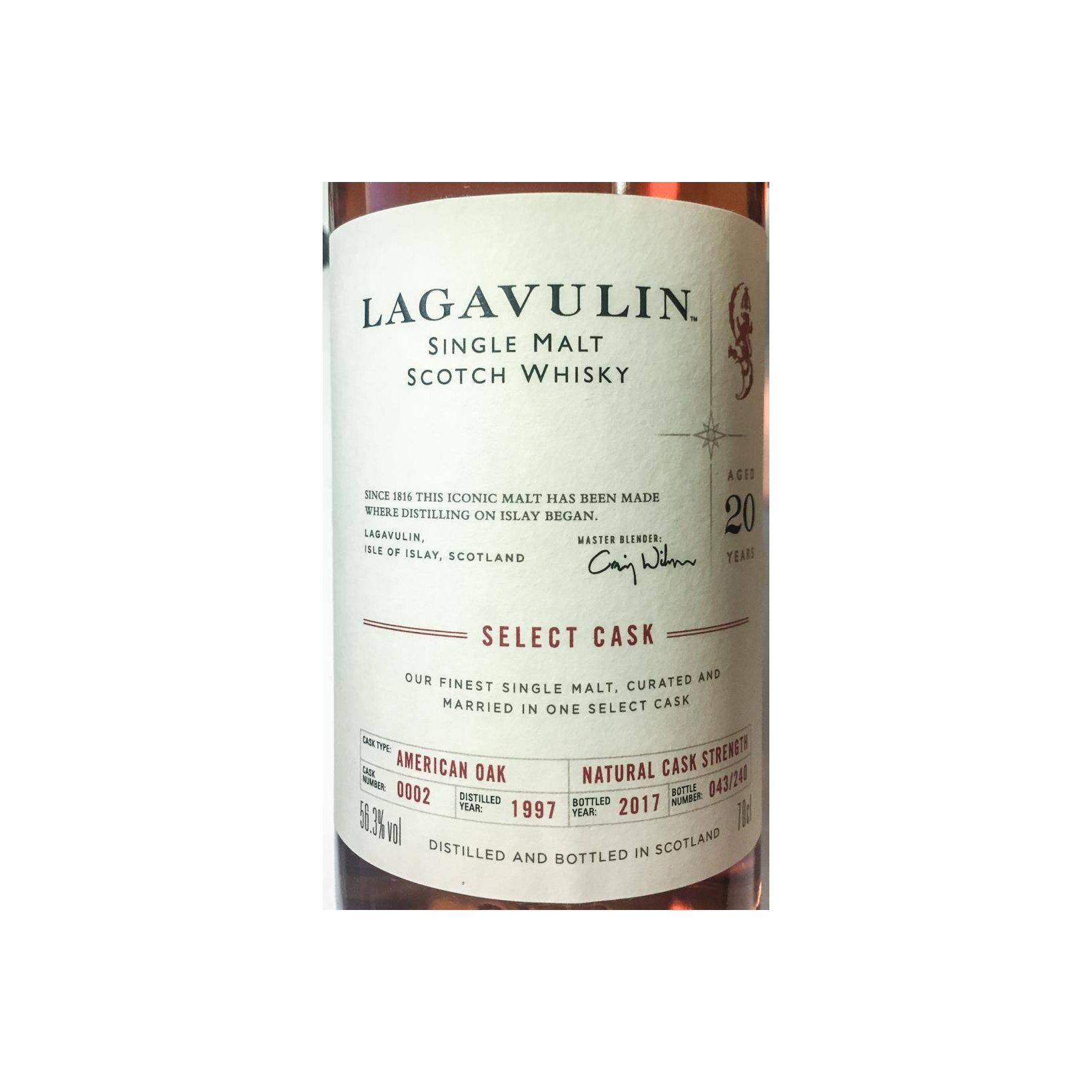 Lagavulin 1997 20 Years Single Malt Whisky 2