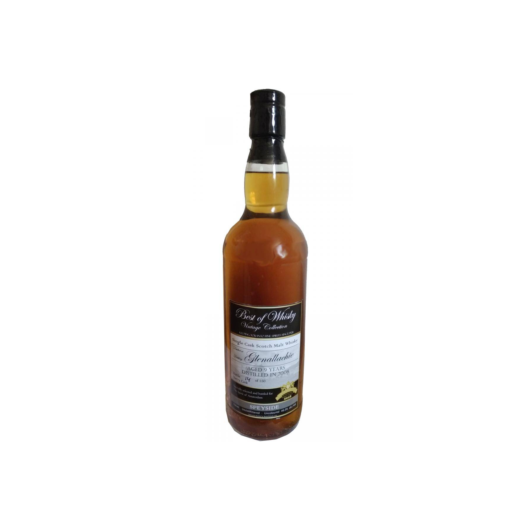 The GlenAllachie Vintage Collection 2008 9 Years Single Malt Whisky