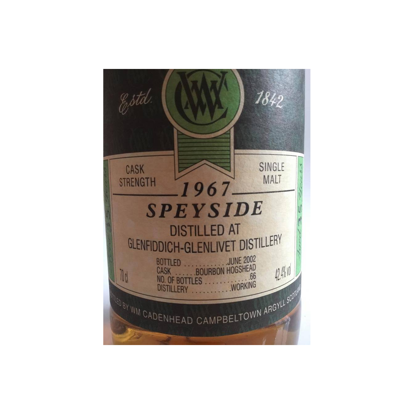Glenfiddich 1967 35 Years Single Malt Whisky 3
