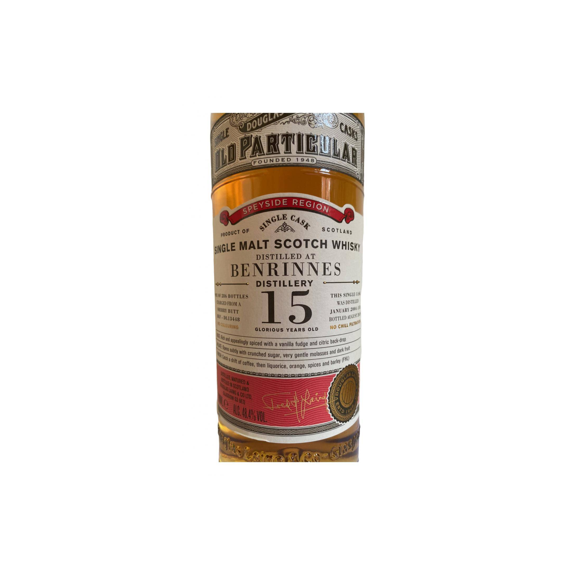 Benrinnes Old Particular 2004 15 Years Single Malt Whisky 2