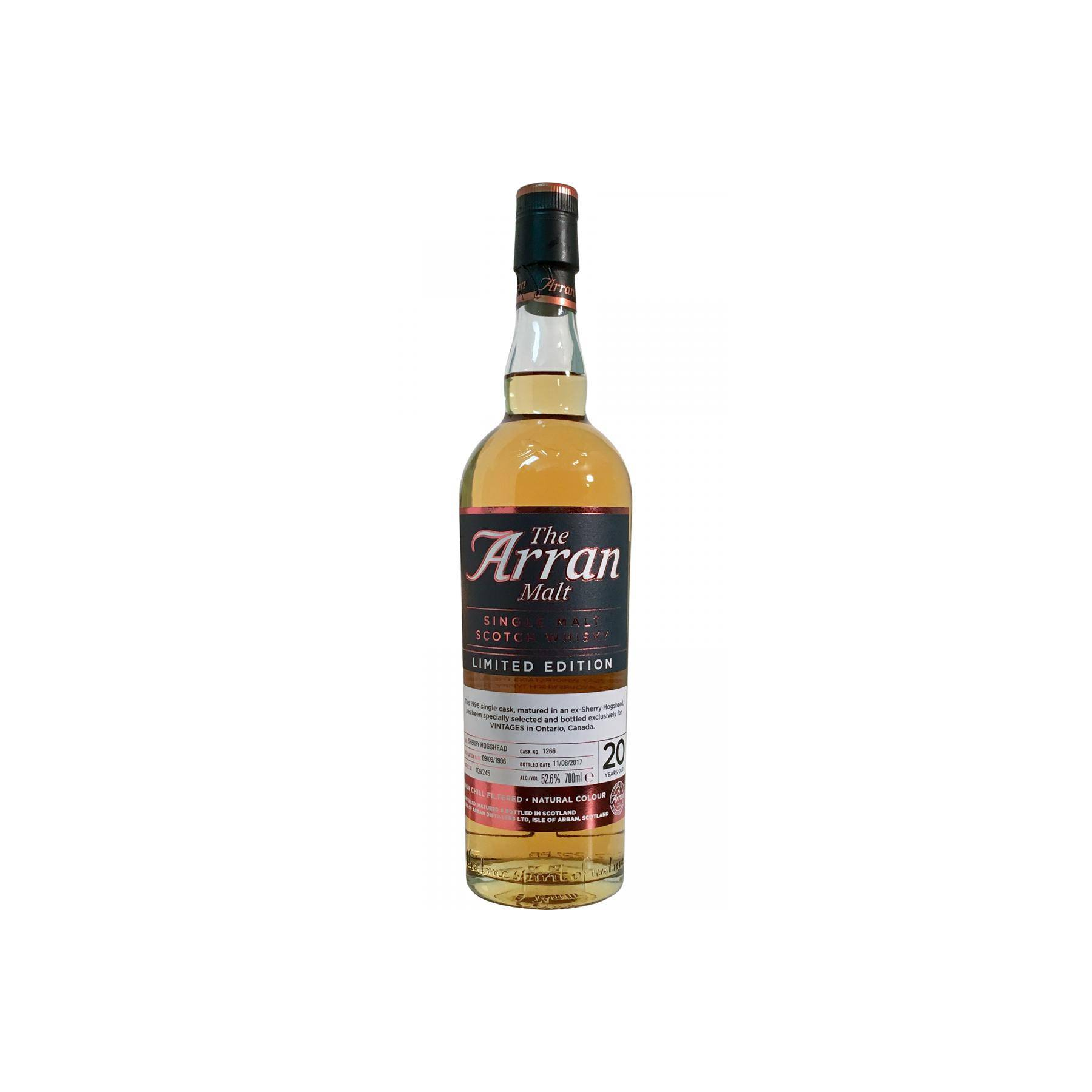 Arran Limited Edition 1996 20 Years Single Malt Whisky