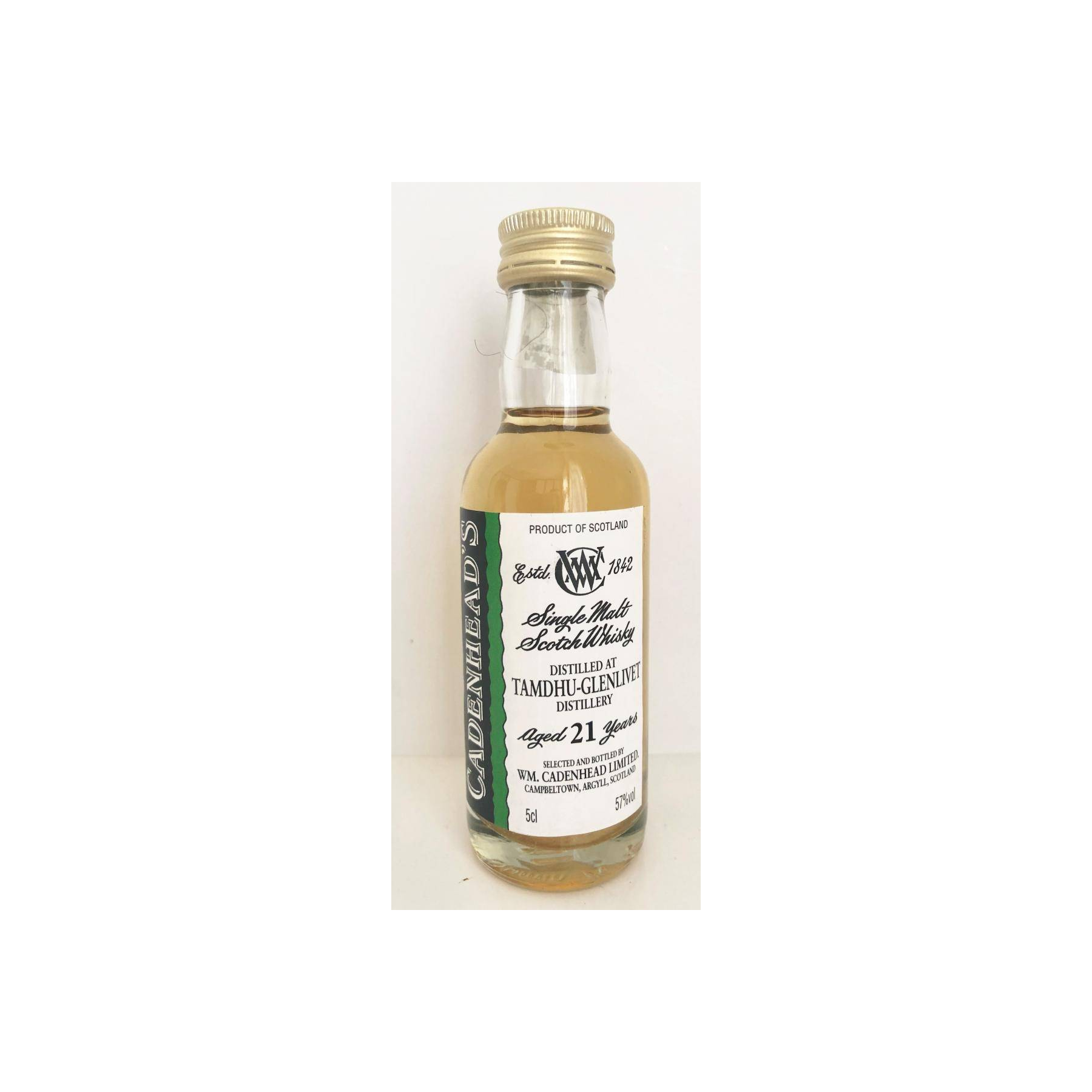 Tamdhu Miniature 1991 21 Years Single Malt Whisky 2