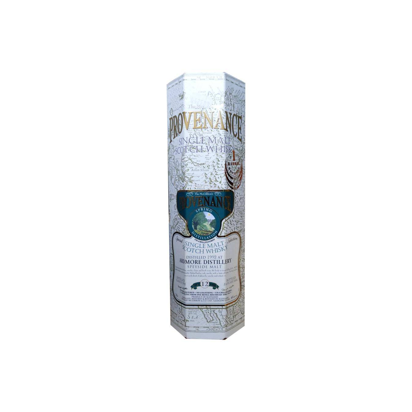 Ardmore McGibbon's Provenance 1992 12 Years Single Malt Whisky 3