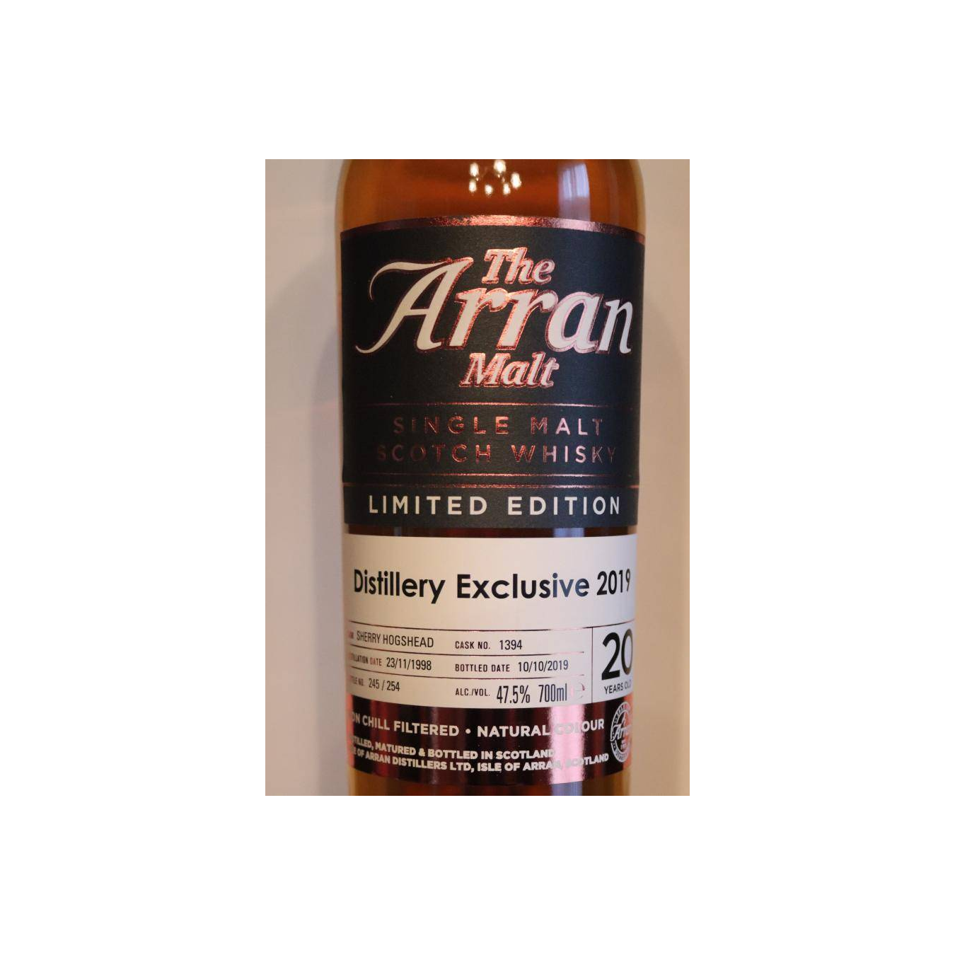 Arran 1998 20 Years Single Malt Whisky 2