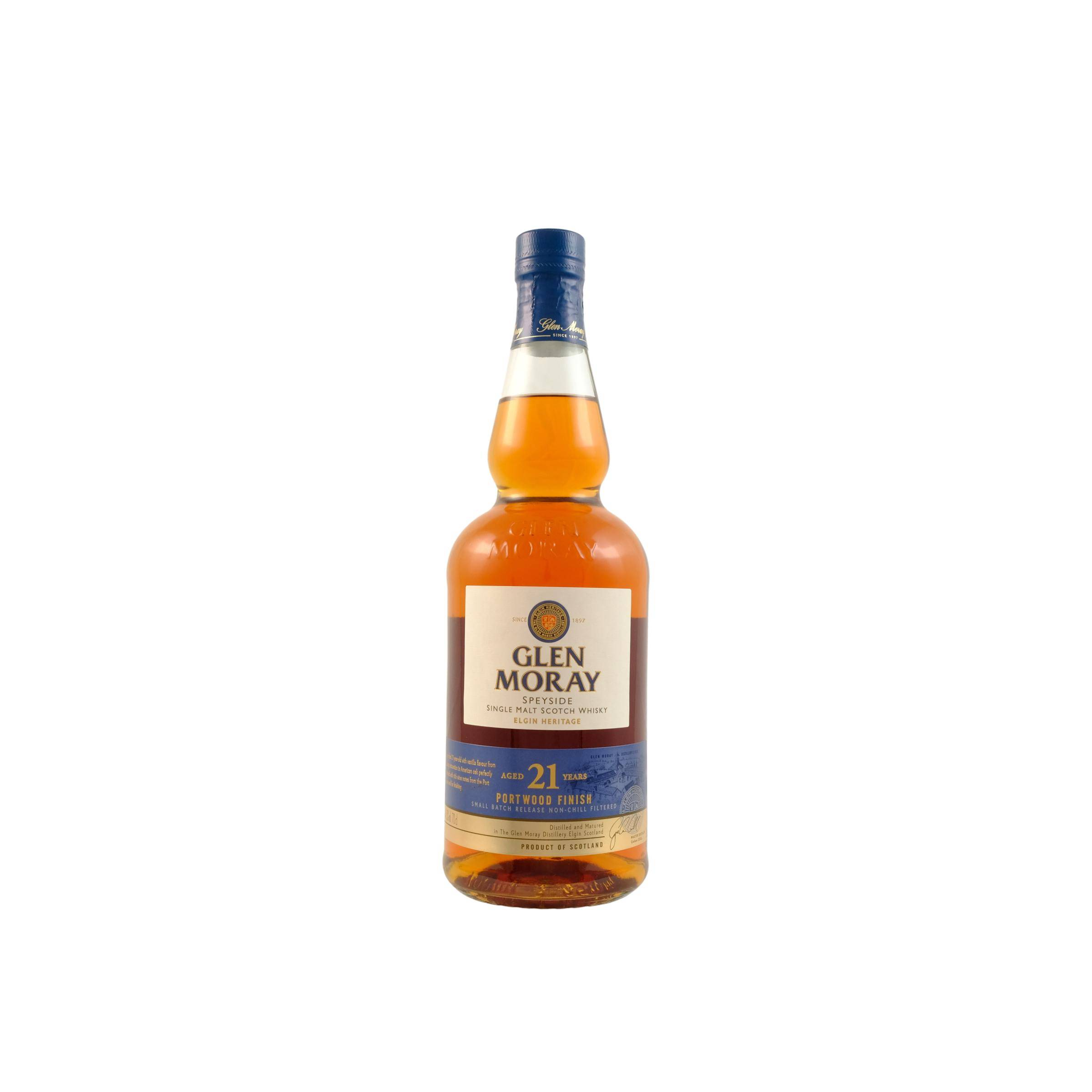 Glen Moray 21 Years Single Malt Whisky