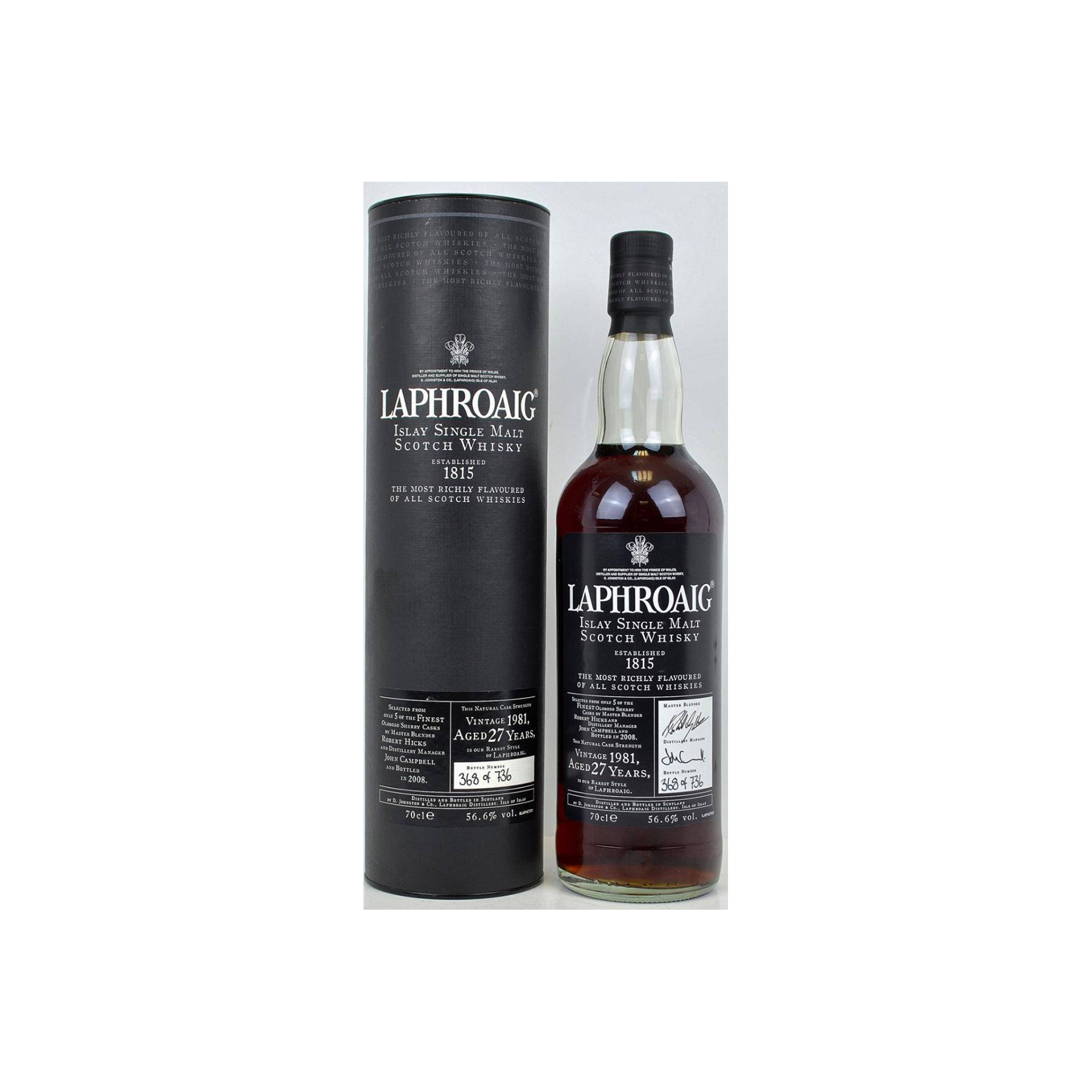 Laphroaig 1981 27 Years Single Malt Whisky 3
