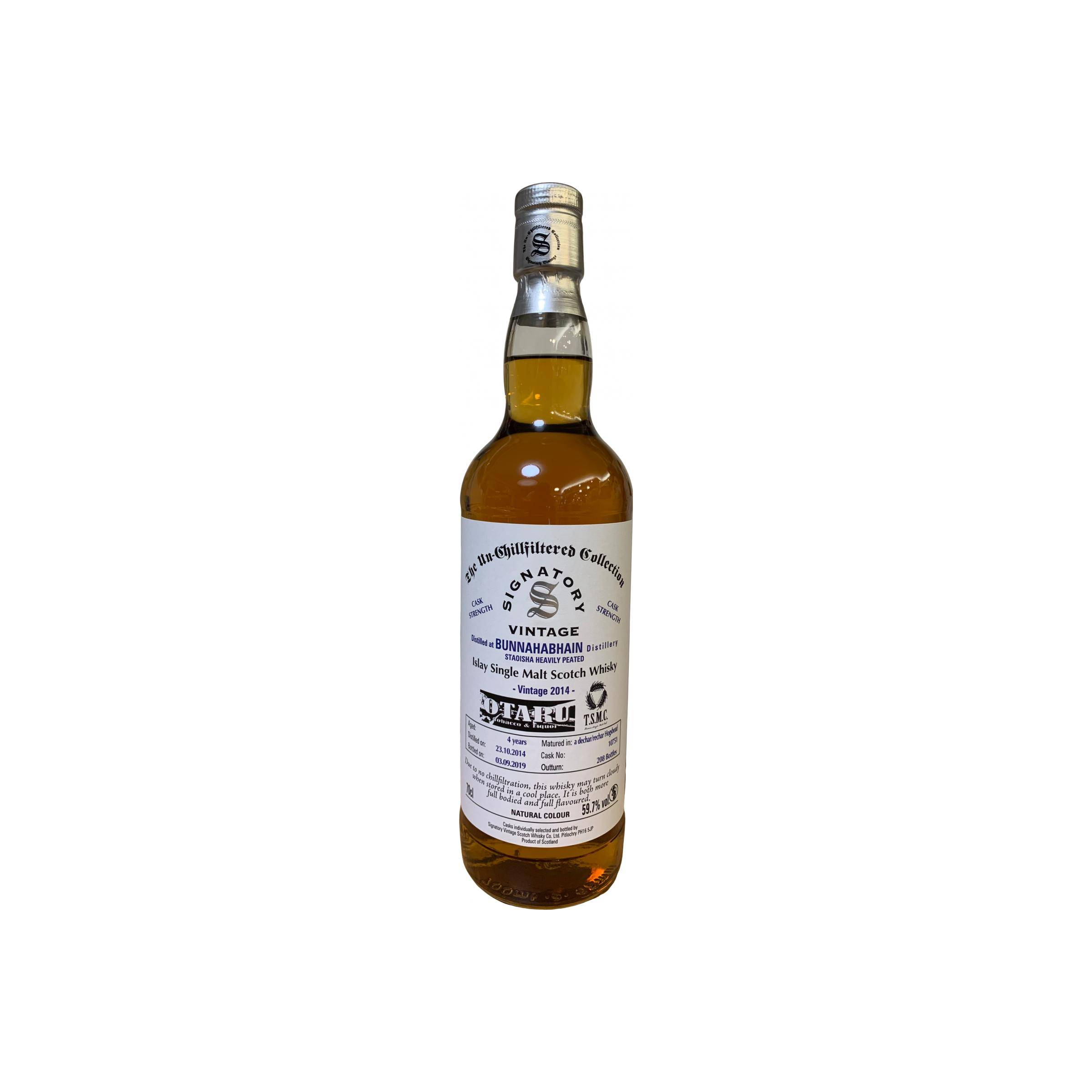 Bunnahabhain 2014 4 Years Single Malt Whisky
