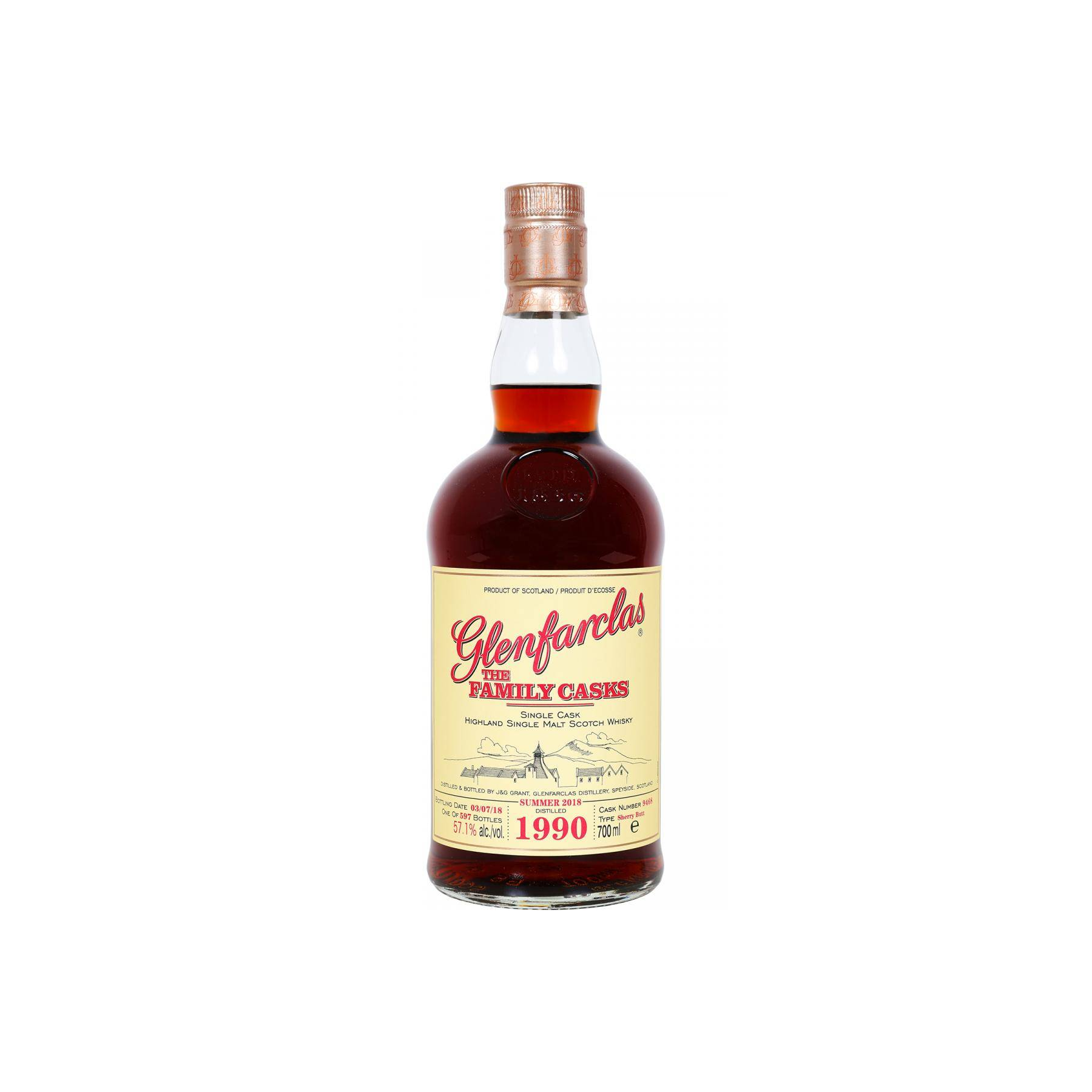 Glenfarclas 1990 27 Years Single Malt Whisky