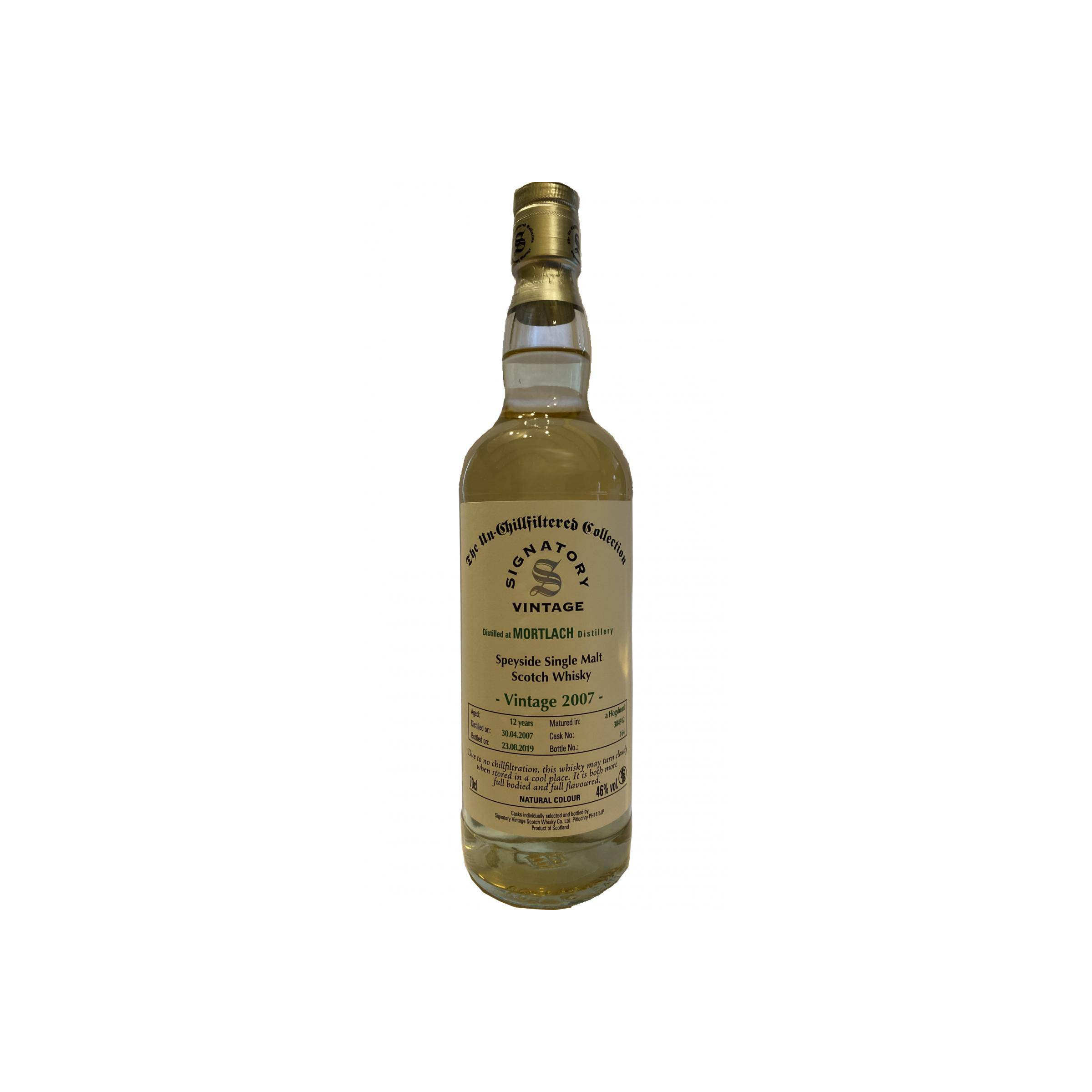 Mortlach The Un-Chillfiltered Collection 2007 12 Years Single Malt Whisky