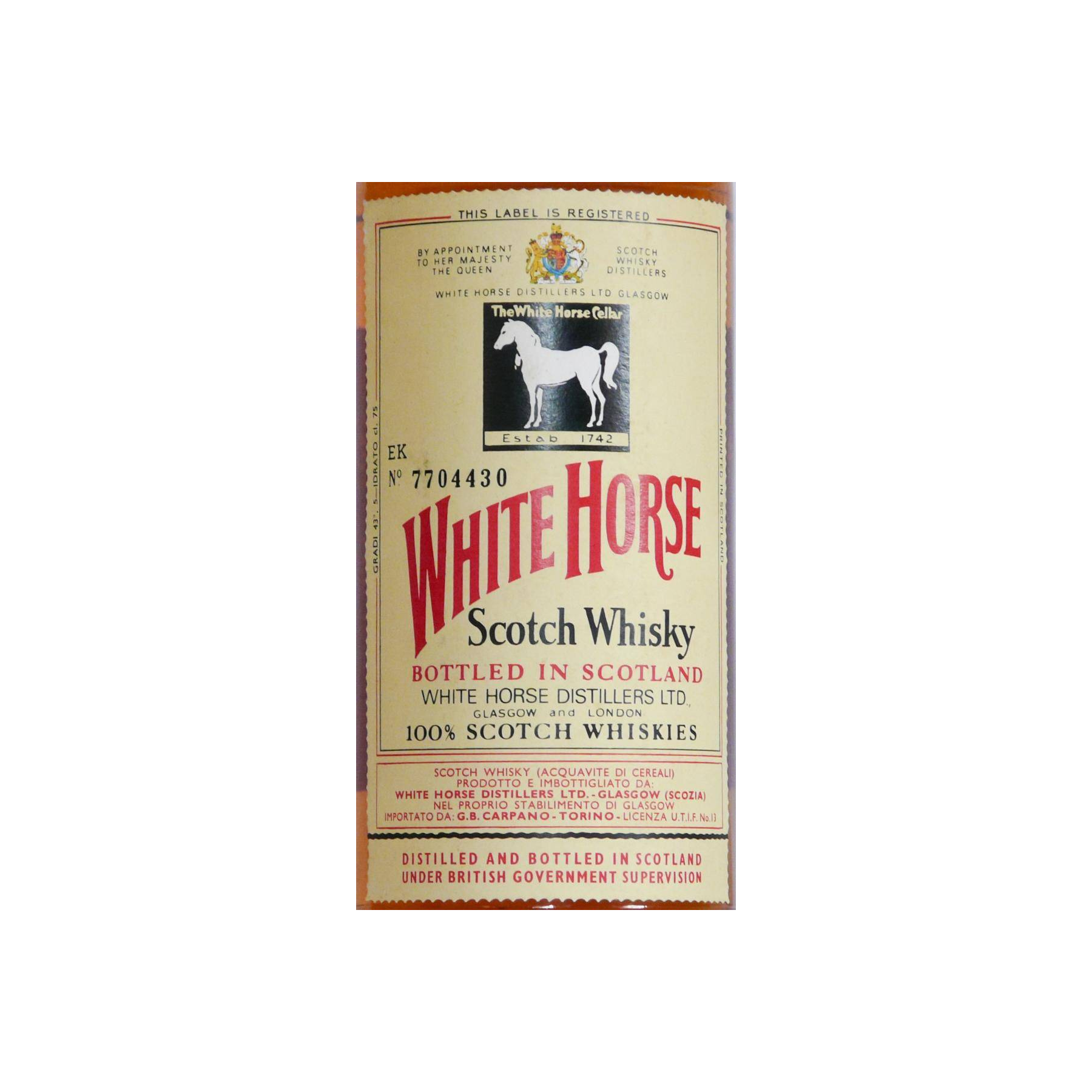 White Horse Blended Whisky 2