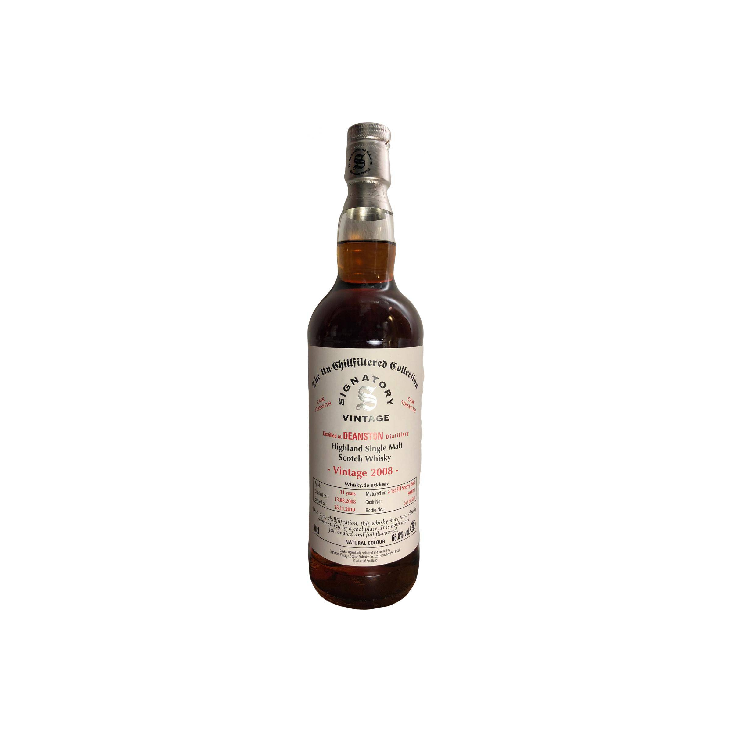 Deanston The Un-Chillfiltered Collection 2008 11 Years Single Malt Whisky