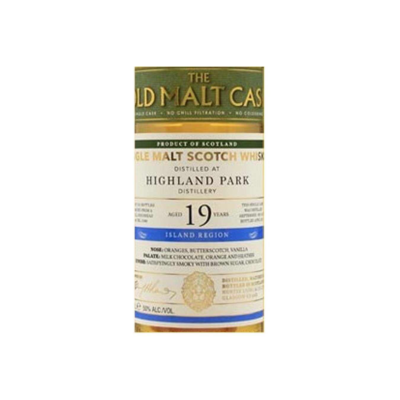 Highland Park Old Malt Cask 1997 19 Years Single Malt Whisky