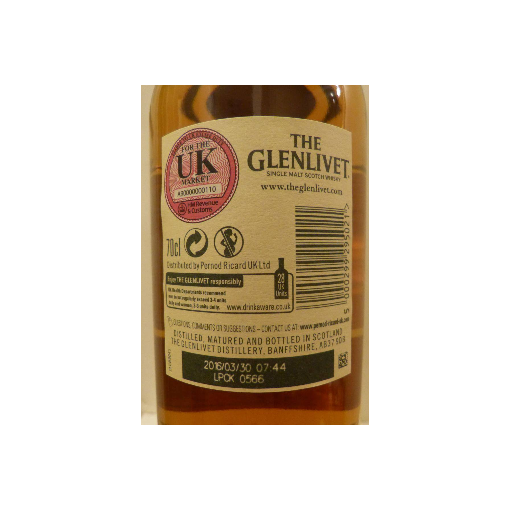 The Glenlivet 15 Years Single Malt Whisky 2