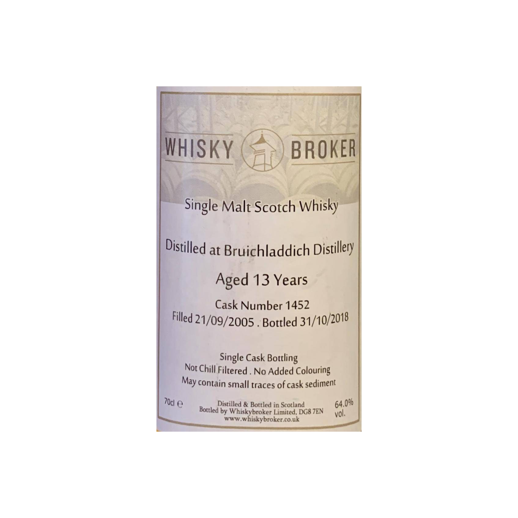 Bruichladdich 2005 13 Years Single Malt Whisky 2