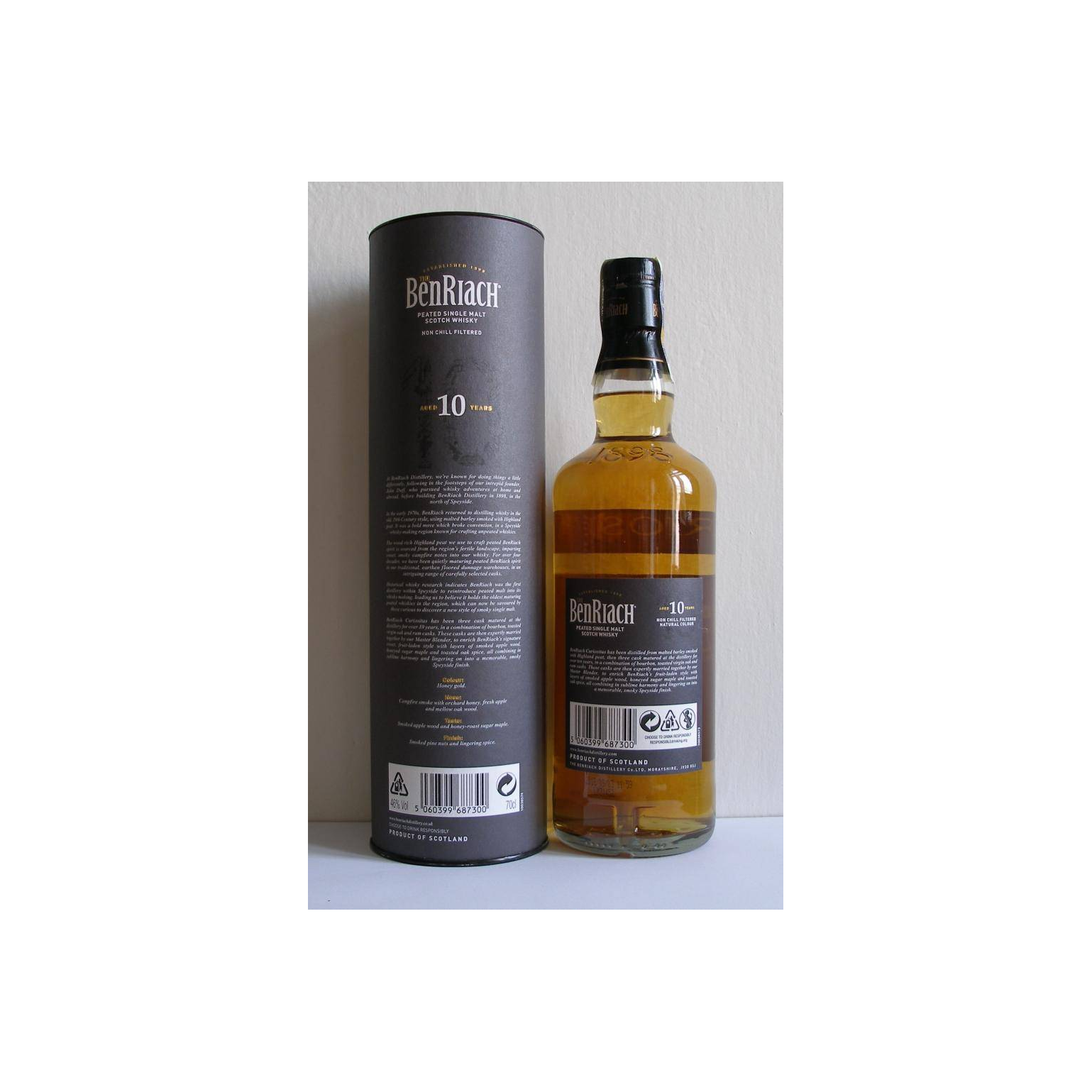 BenRiach 10 Years Single Malt Whisky 3