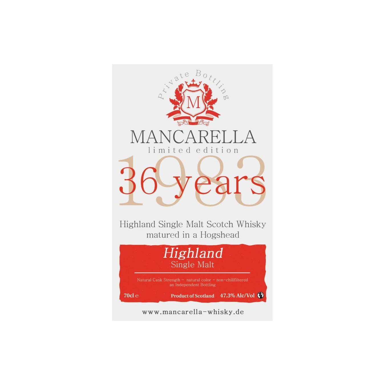 Highland Single Malt 1983 Ma 2