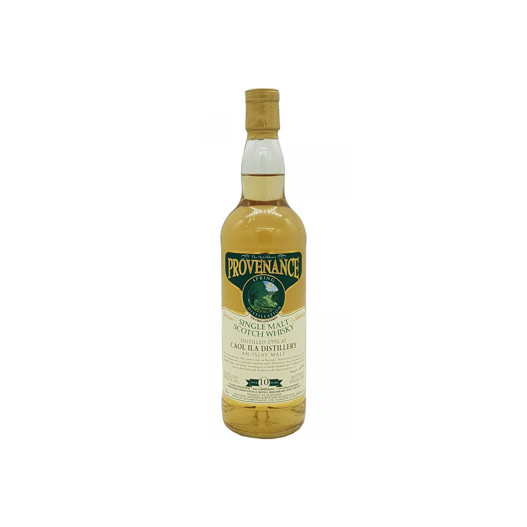 Caol Ila McGibbon's Provenance 1995 10 Years Single Malt Whisky