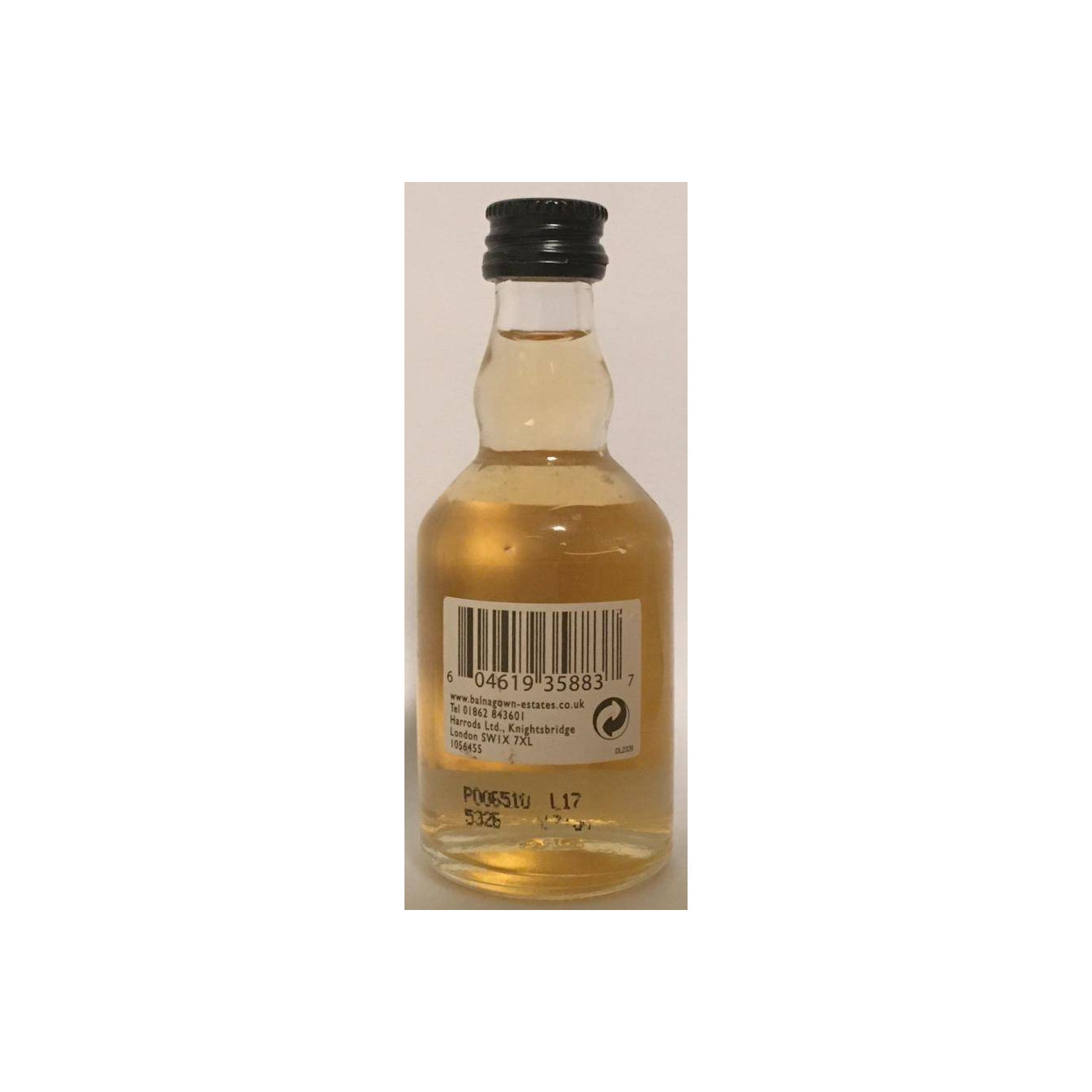 Balblair Miniature Single Malt Whisky 2