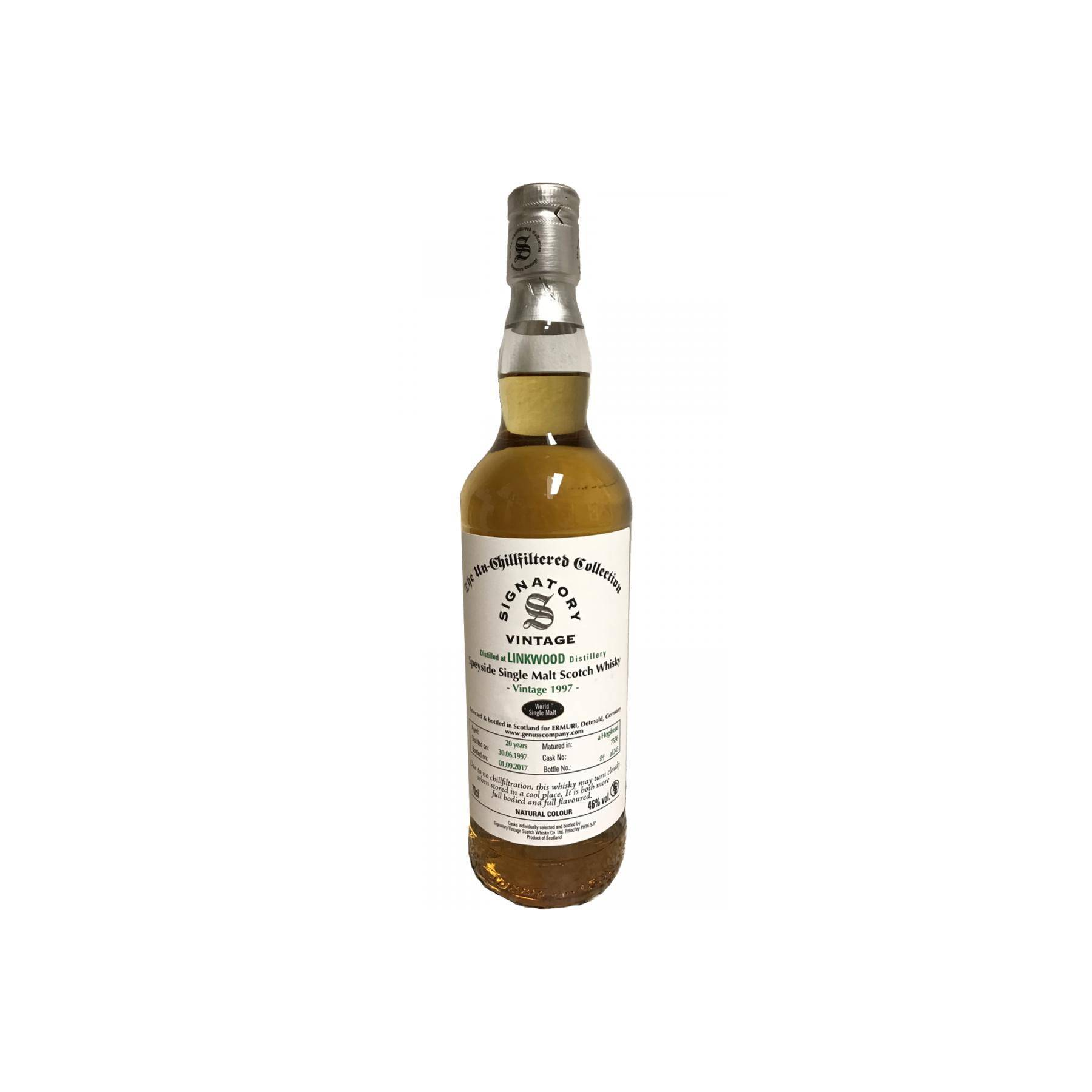 Linkwood The Un-Chillfiltered Collection 1997 20 Years Single Malt Whisky 2