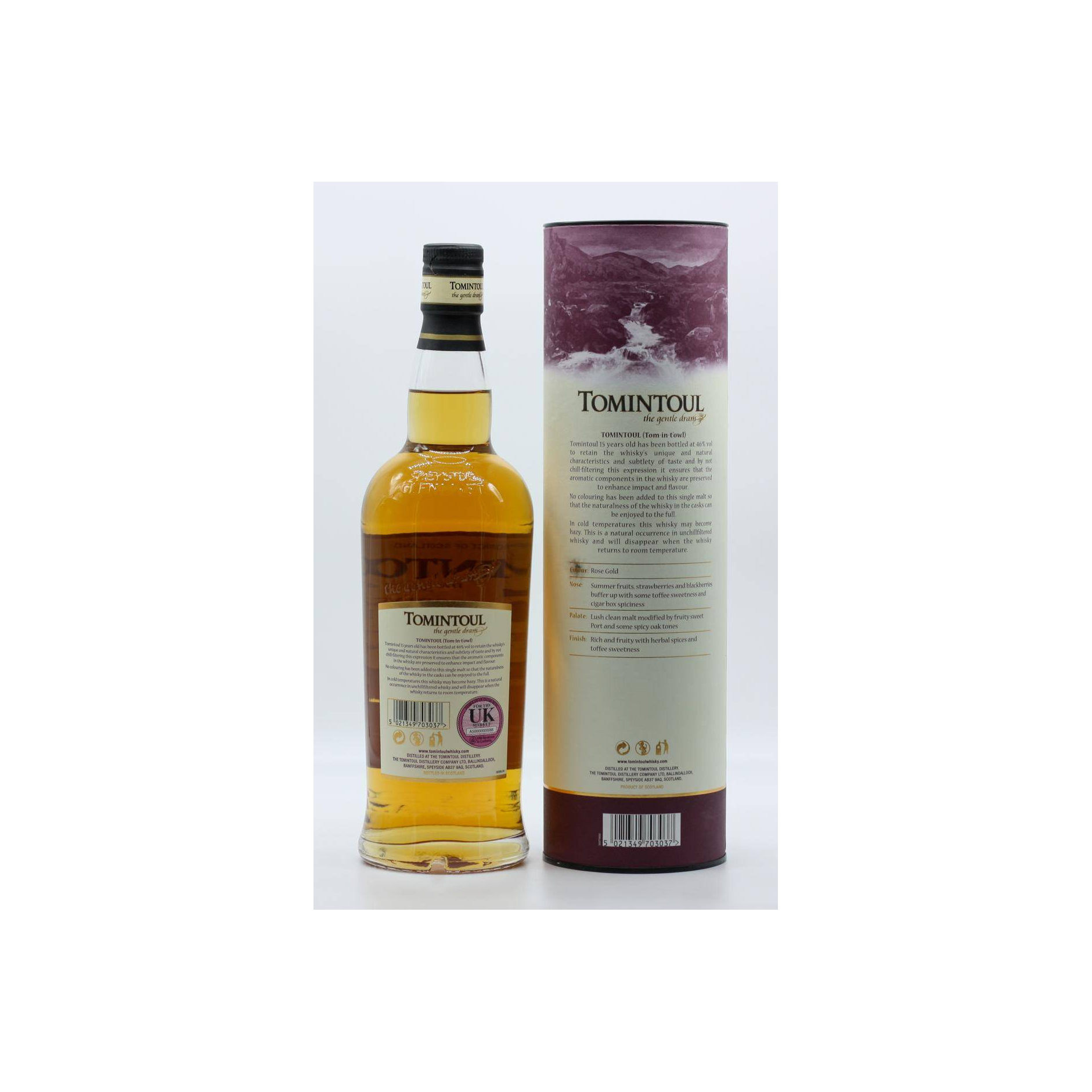 Tomintoul 15 Years Single Malt Whisky 3