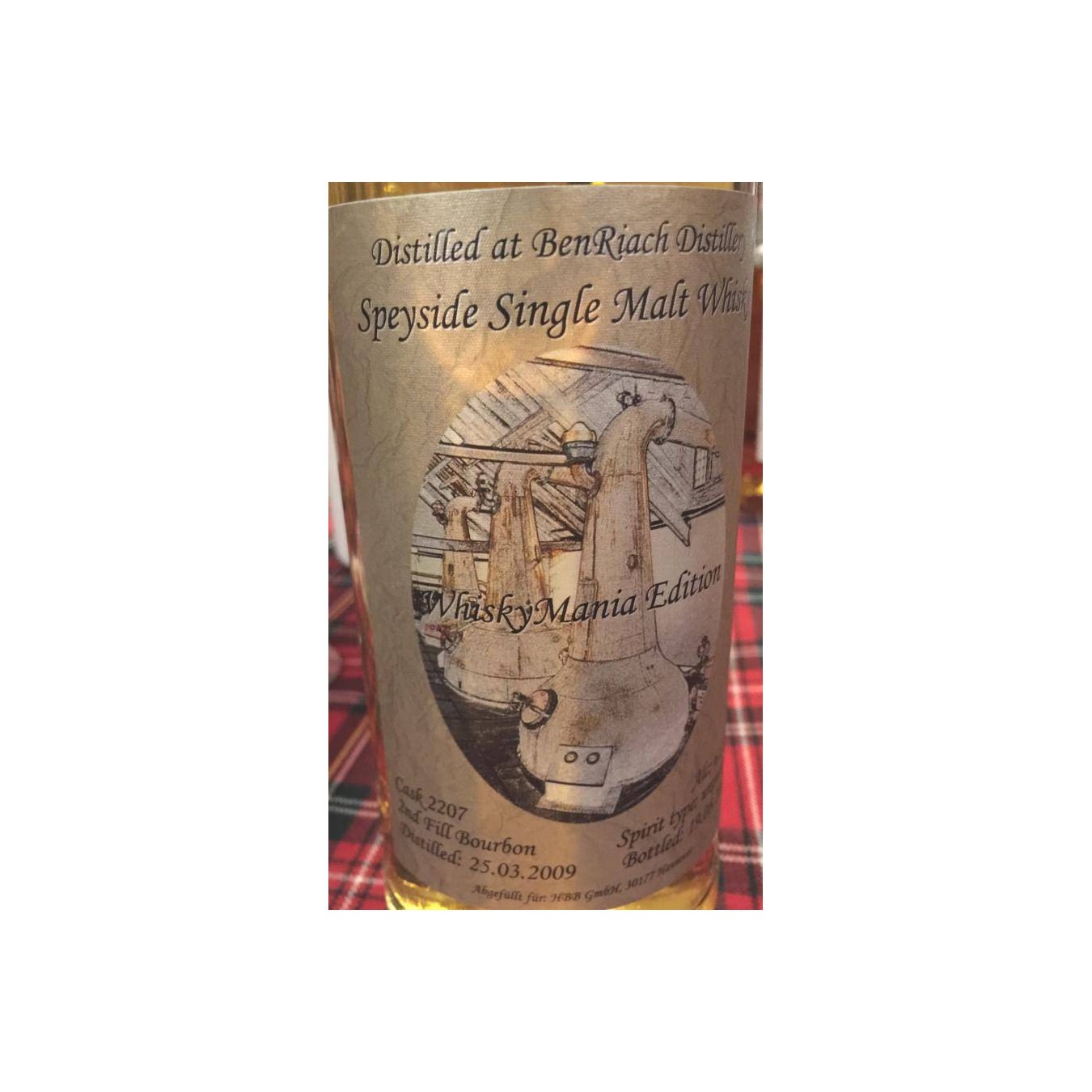 BenRiach 2009 10 Years Single Malt Whisky 2
