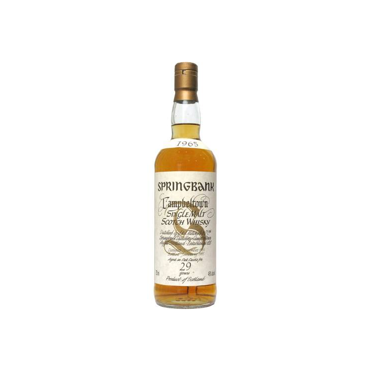 Springbank 1965 29 Years Single Malt Whisky