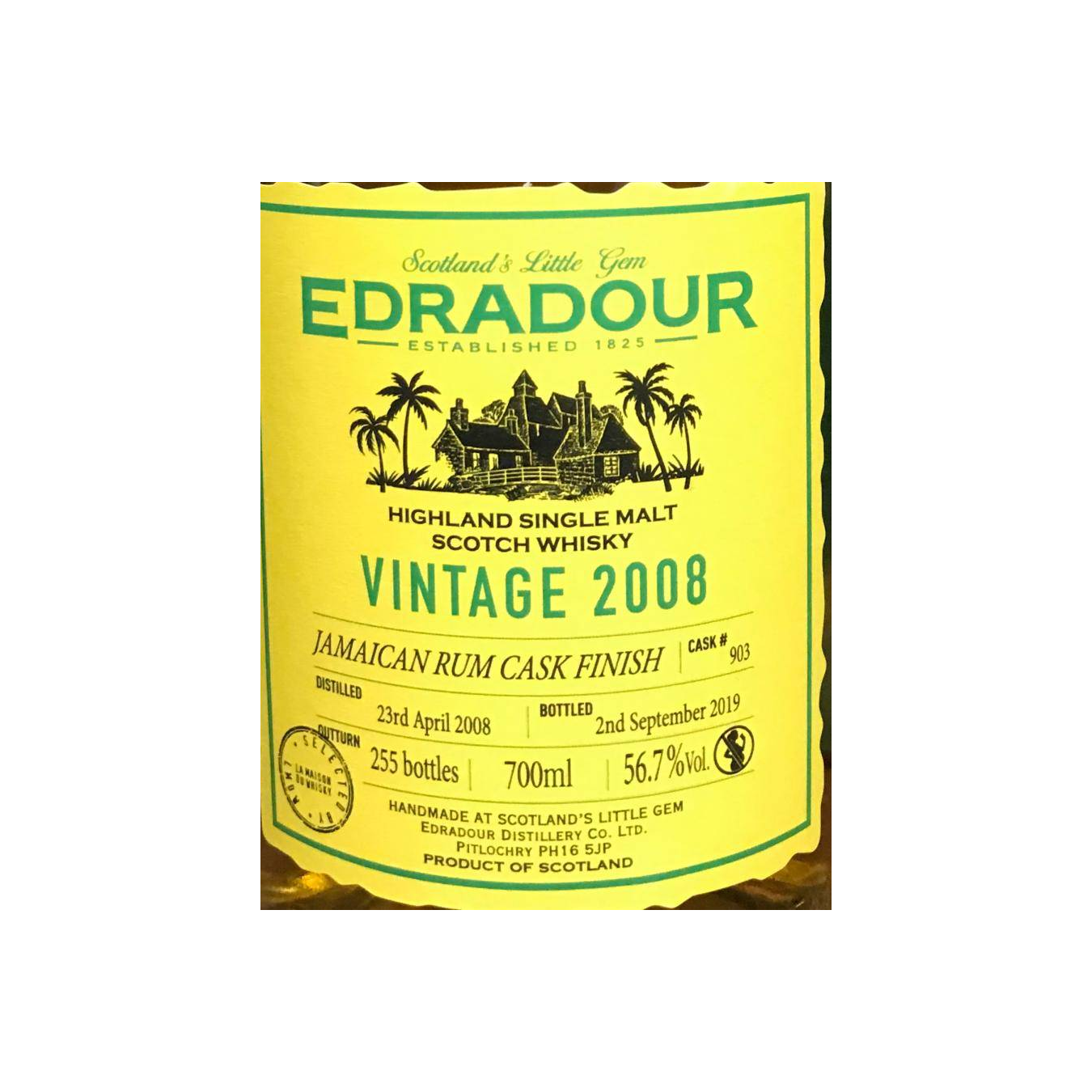 Edradour 2008 11 Years Single Malt Whisky 2