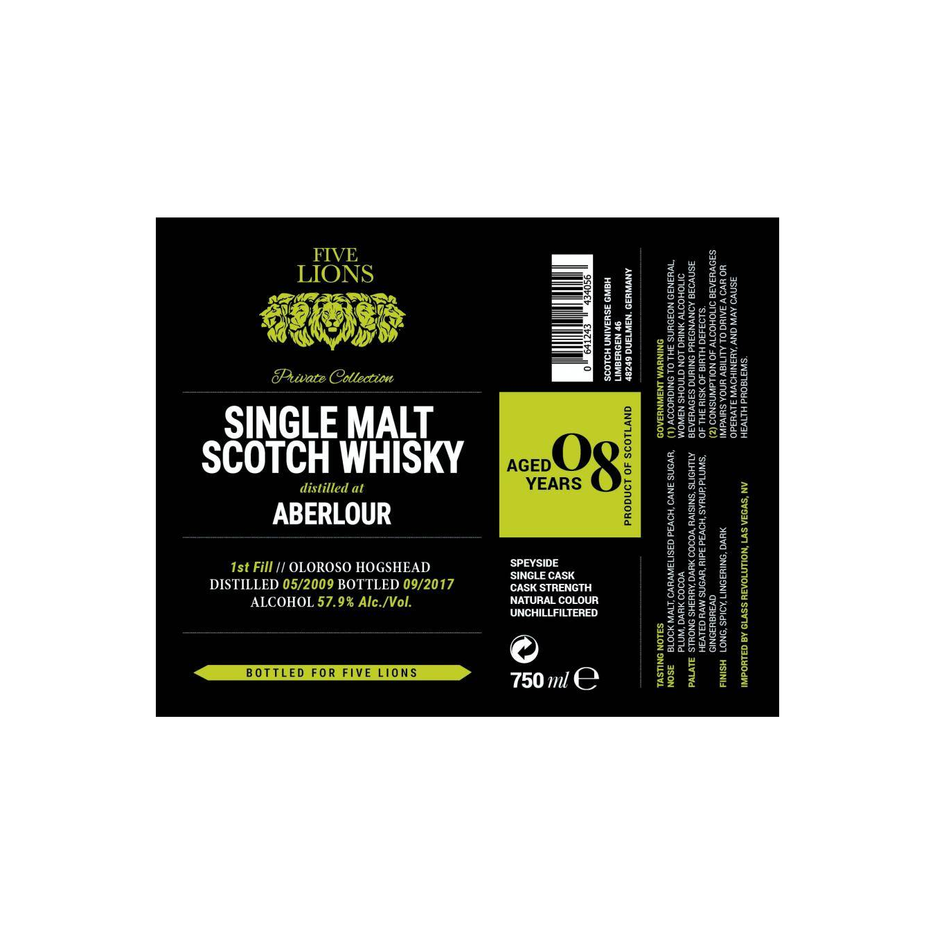Aberlour 2009 8 Years Single Malt Whisky