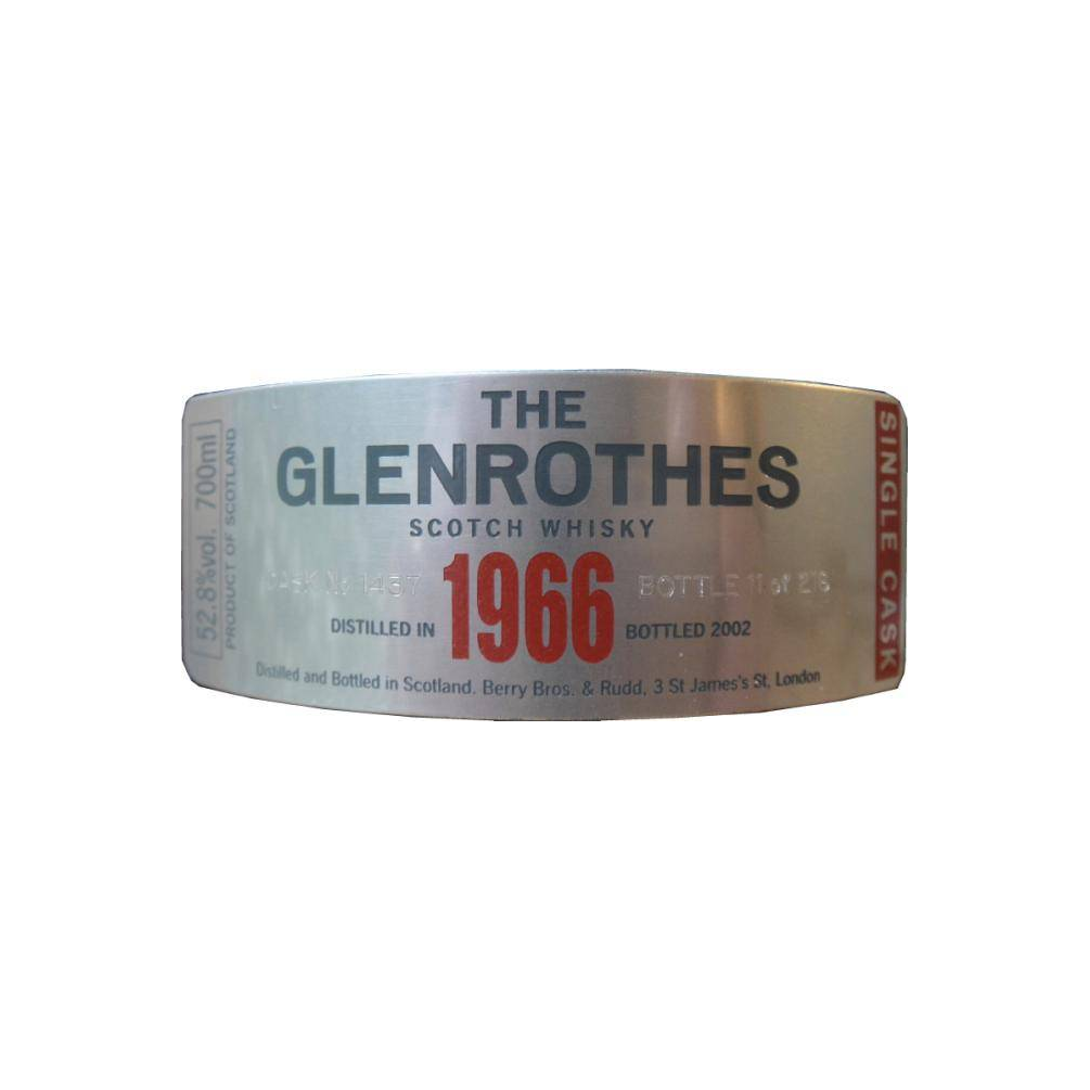 The Glenrothes Single Cask 1966 36 Years Single Malt Whisky 2