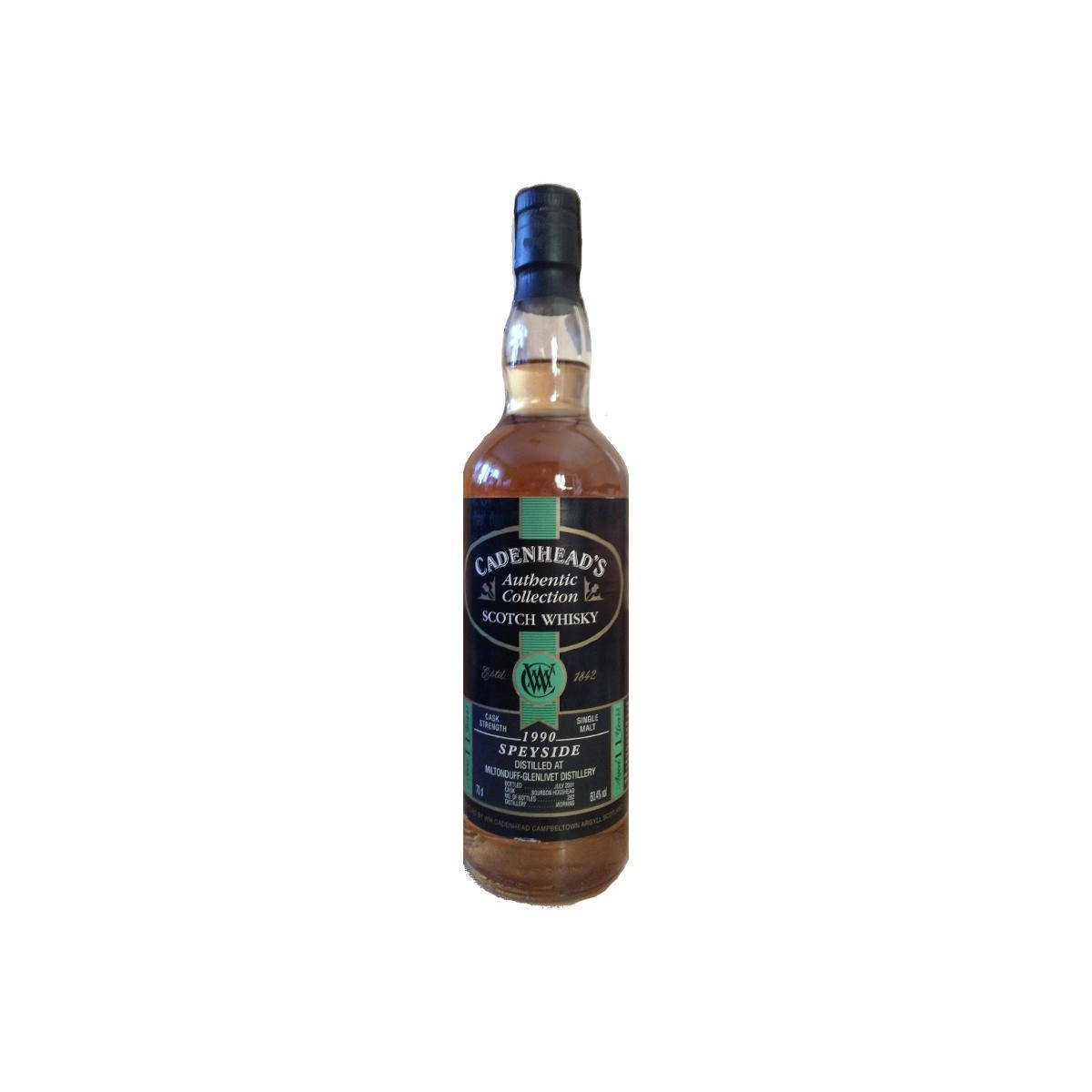 Miltonduff Authentic Collection 1990 11 Years Single Malt Whisky