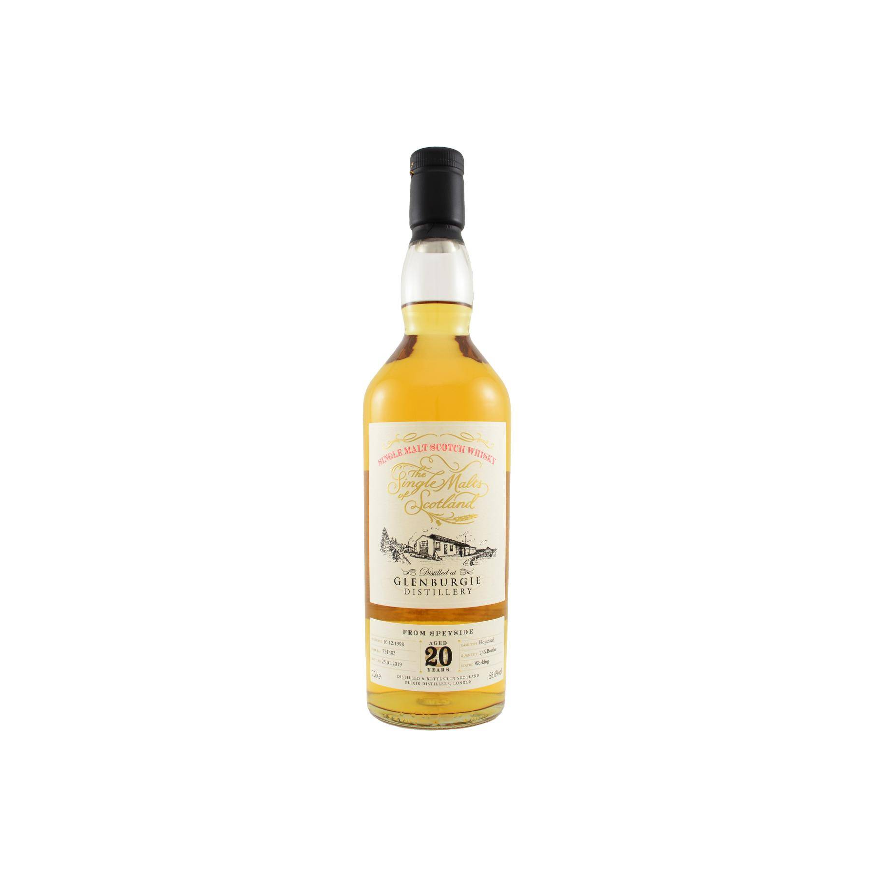 Glenburgie The Single Malts of Scotland 1998 20 Years Single Malt Whisky