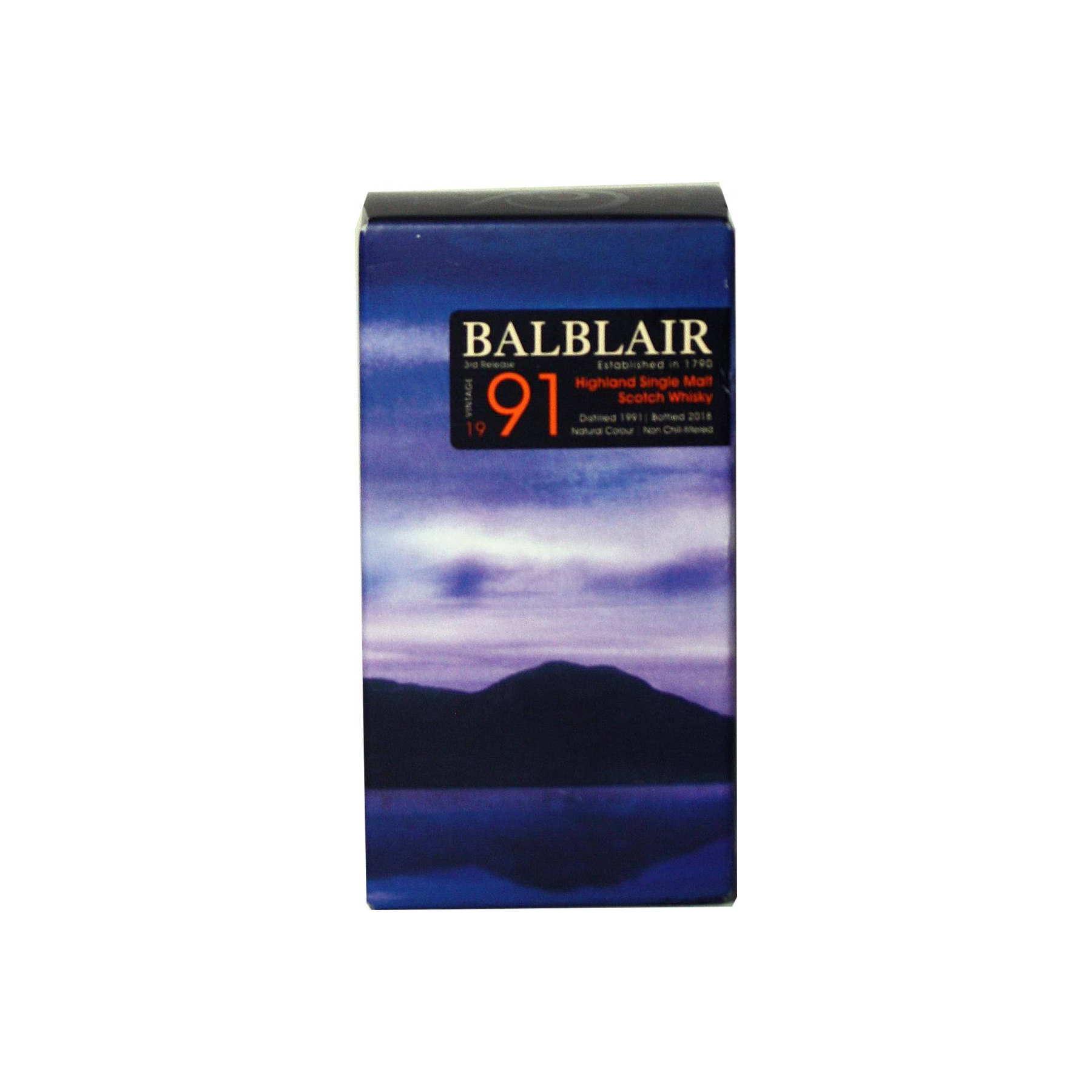 Balblair 1991 27 Years Single Malt Whisky 3