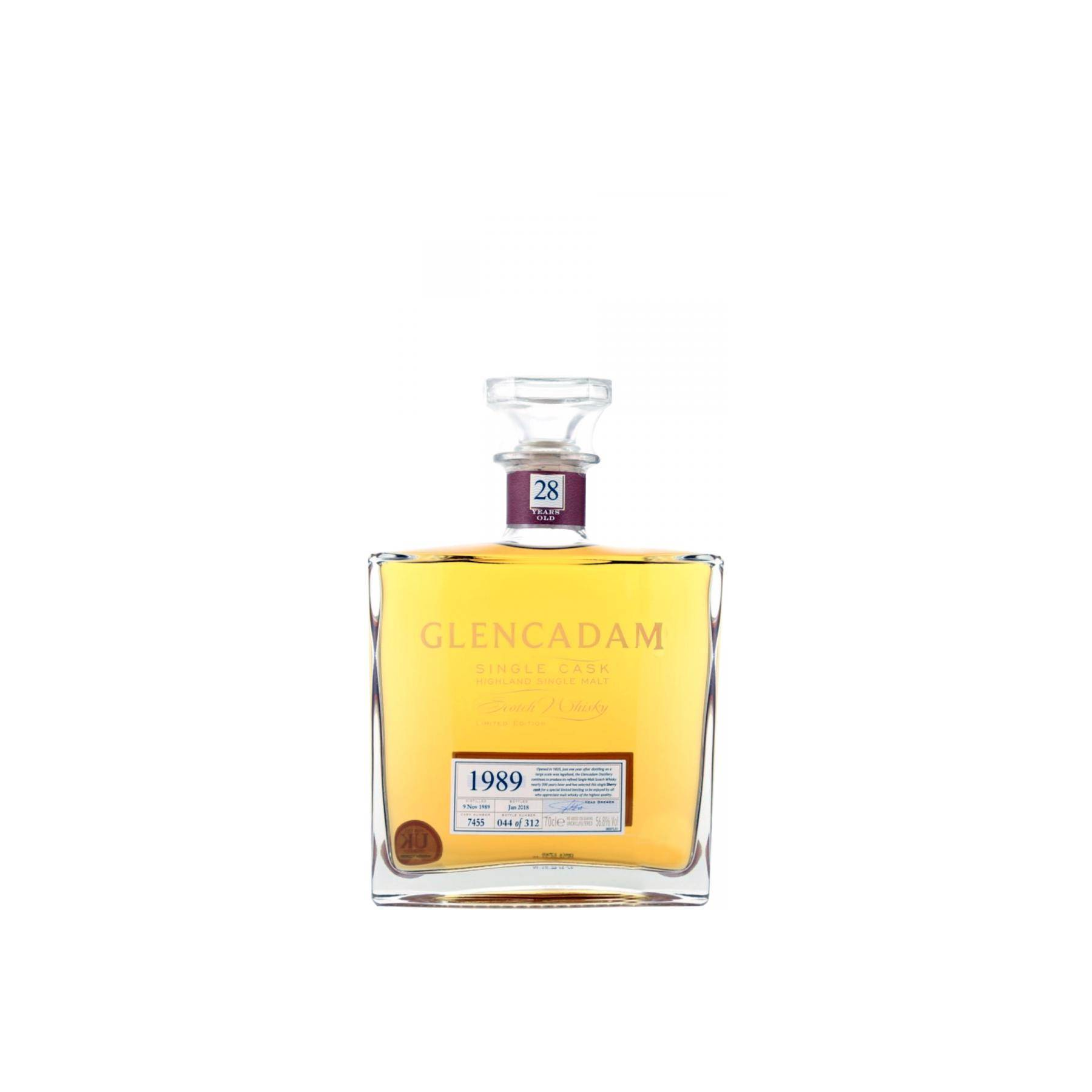 Glencadam 1989 28 Years Single Malt Whisky