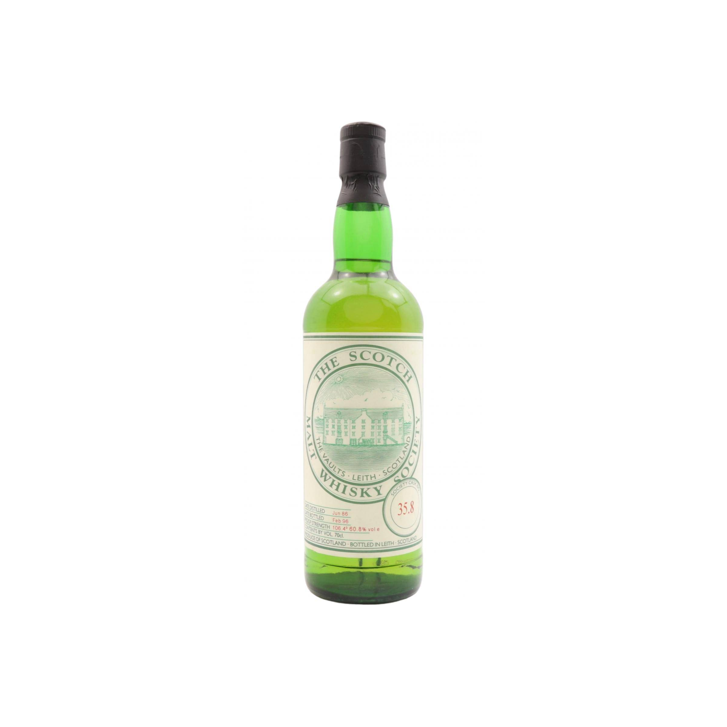 The Scotch Malt Whisky Society 1986 9 Years Single Malt Whisky