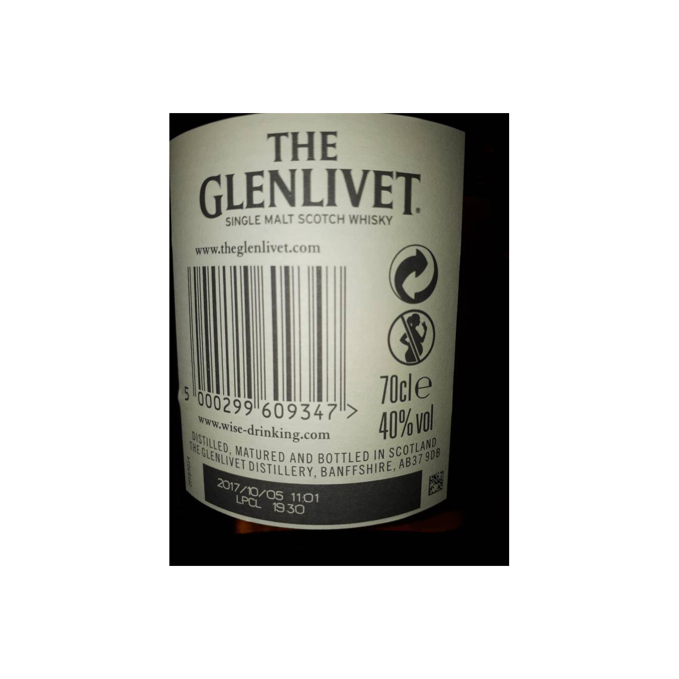 The Glenlivet Single Malt Whisky