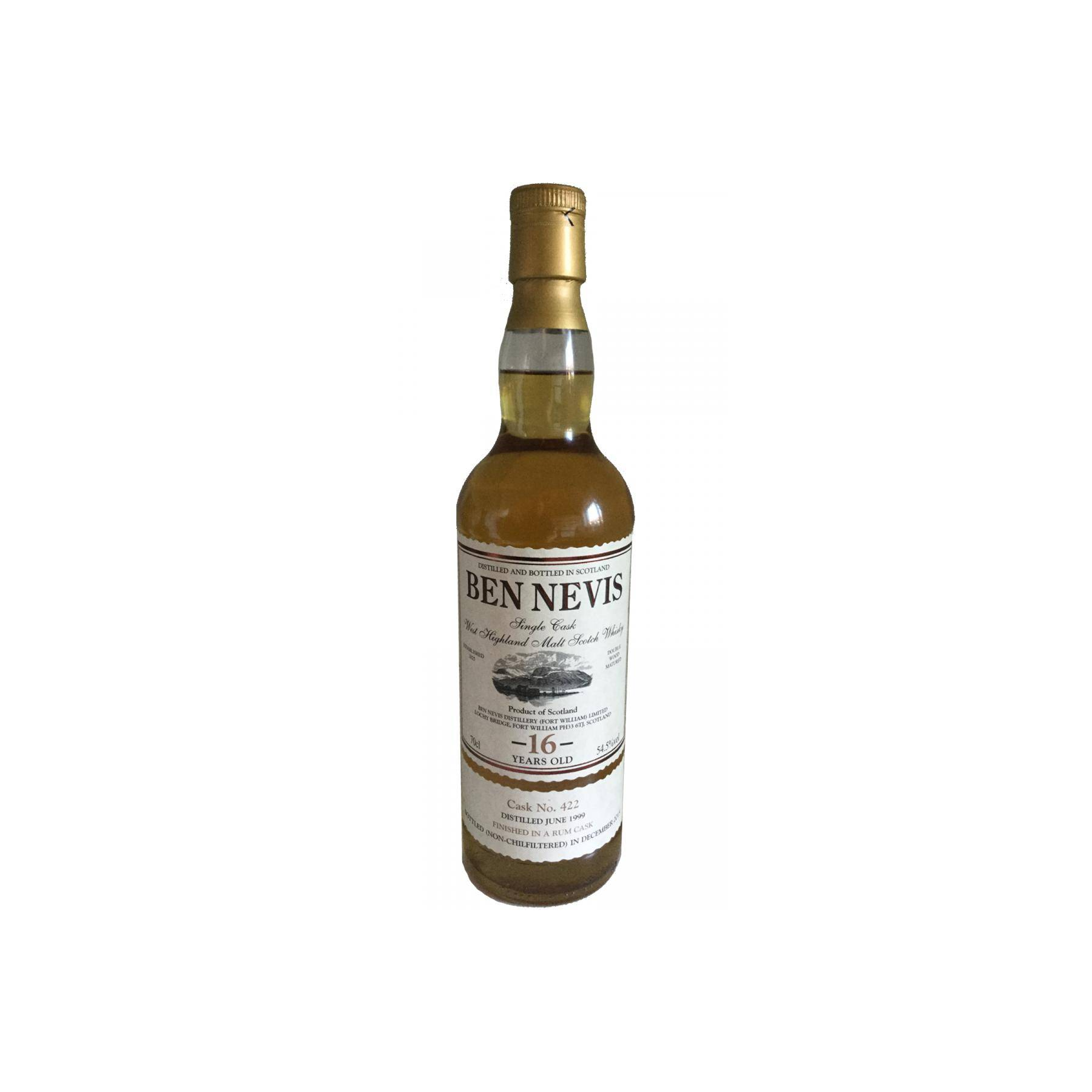 Ben Nevis 1999 16 Years Single Malt Whisky