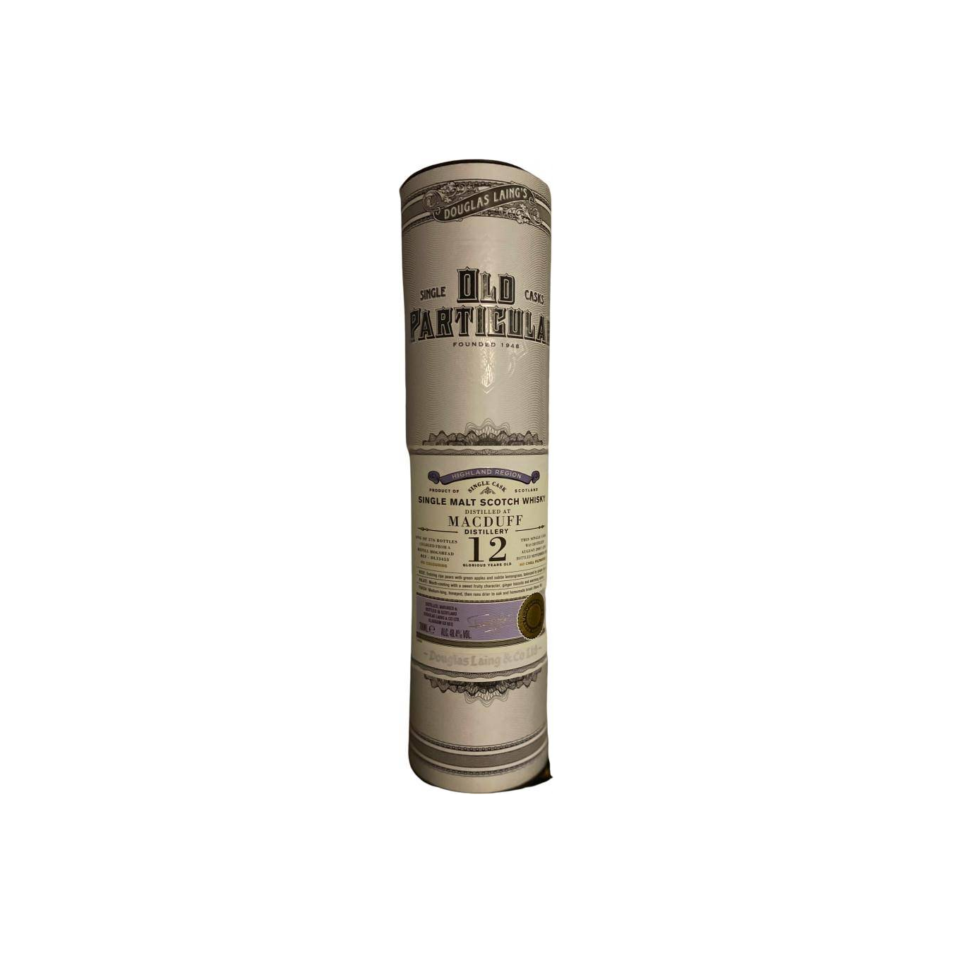 Macduff Old Particular 2007 12 Years Single Malt Whisky 2