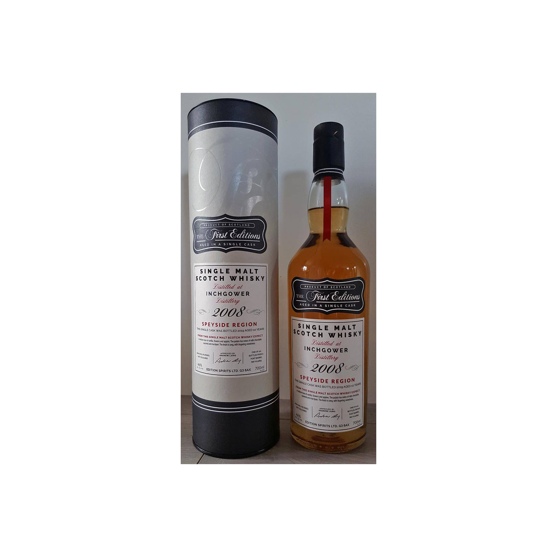 Inchgower The First Editions 2008 10 Years Single Malt Whisky 2