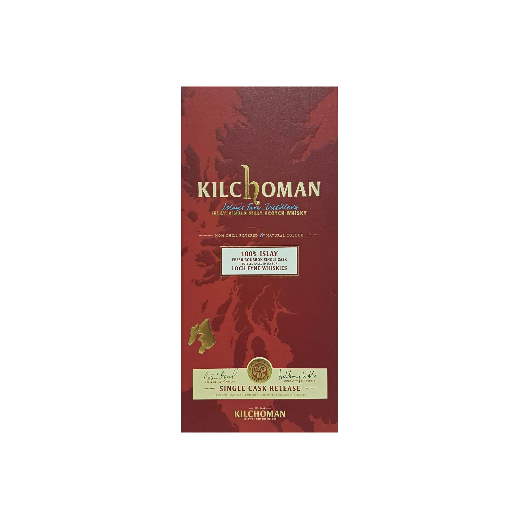 Kilchoman 2008 10 Years Single Malt Whisky
