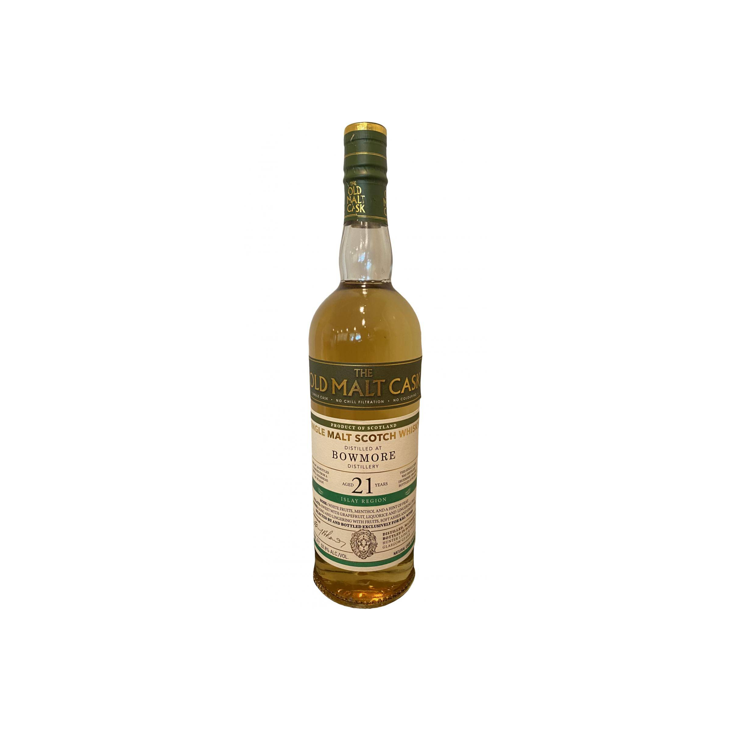 Bowmore Old Malt Cask 1996 21 Years Single Malt Whisky