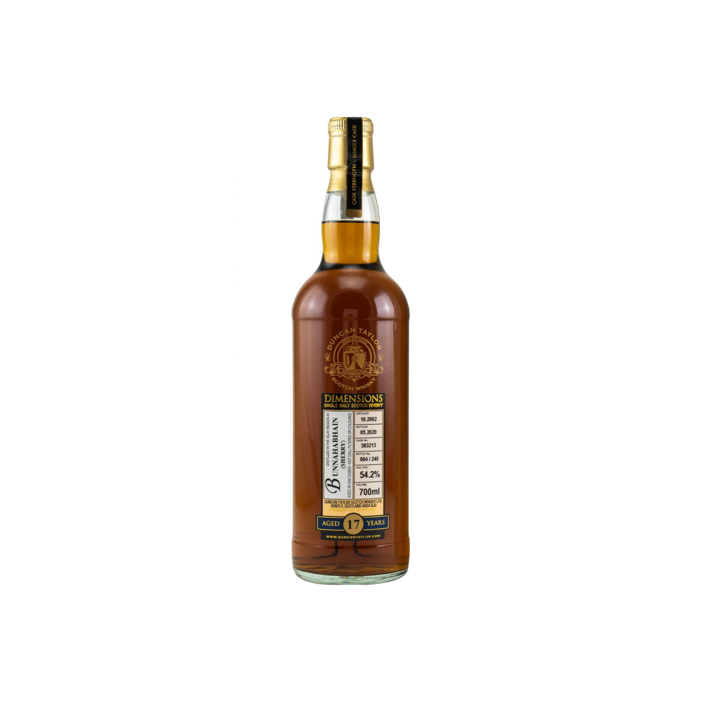 Bunnahabhain Dimensions 2002 17 Years Single Malt Whisky